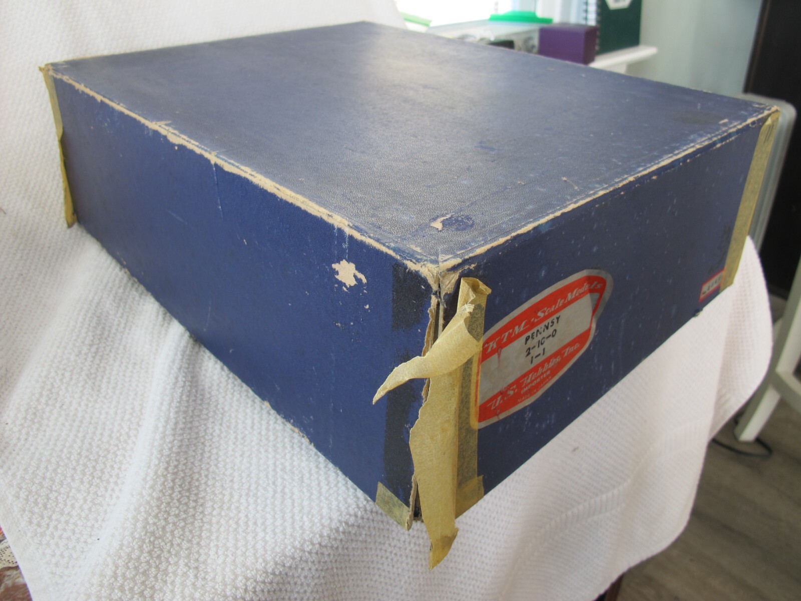 Vtg Original O Scale 2 Rail KTM US Hobbies Pennsy 2-10-0 I-1sa #4535 w/ Box