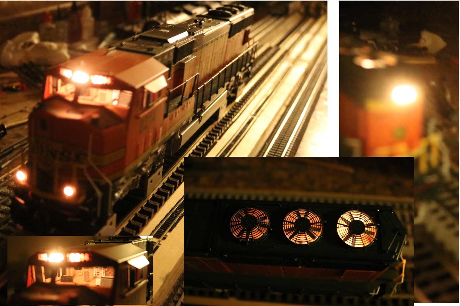 !!! Overland Models AJIN O Scale BNSF SD75M C/P w/ too many LIGHTS #8214