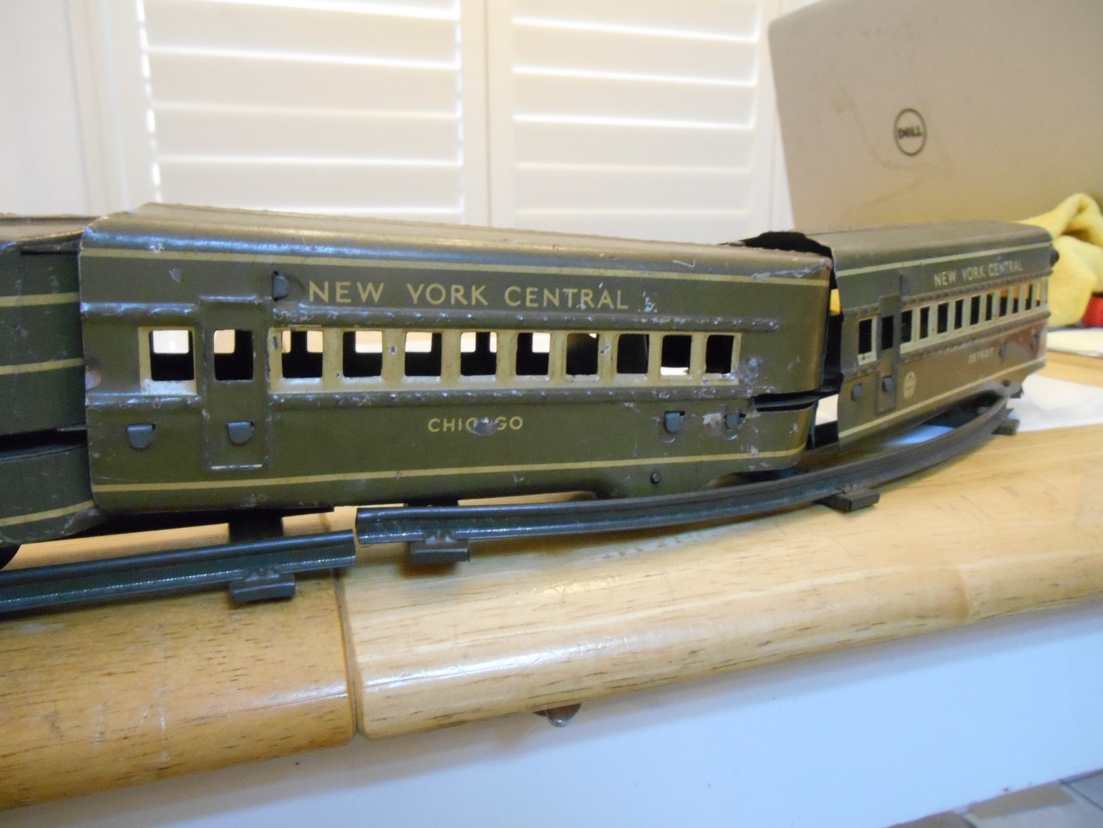 Marx Prewar Mercury NYC Wind Up Train Set Detroit Chicag O Gauge Tin Litho Works