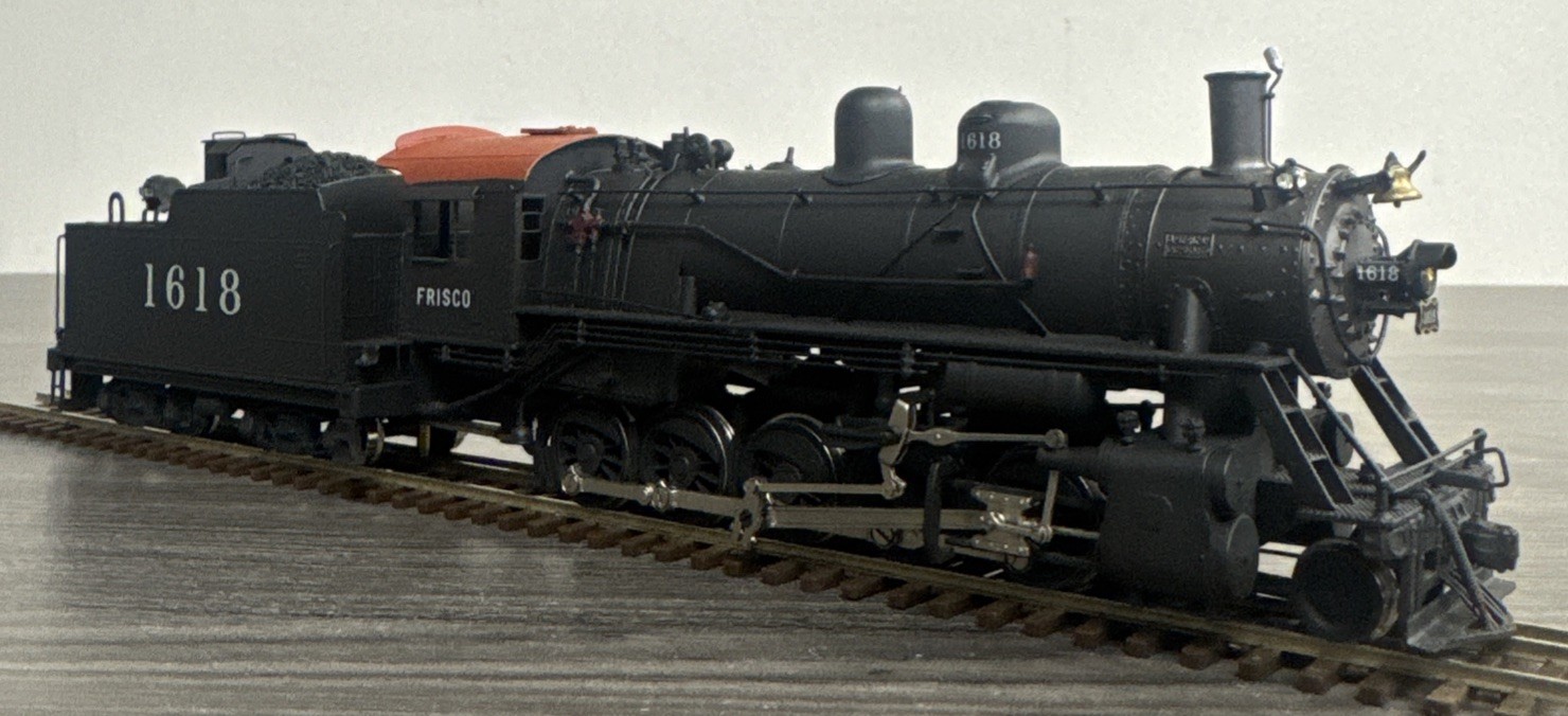 Pacific Fast Mail HO Brass Decapod FRISCO 2-10-0 Russian #1618 Pro-Painted/LNIB!