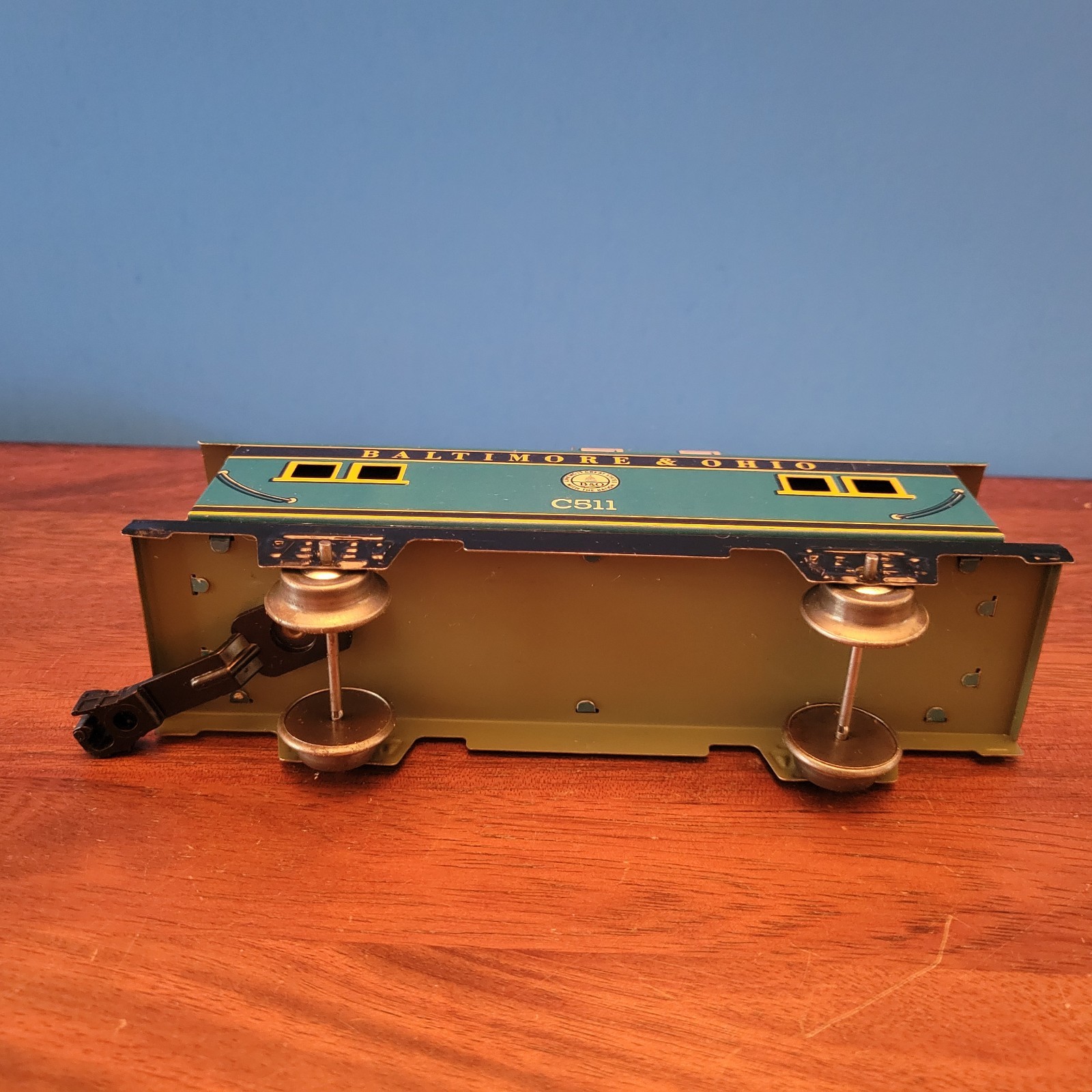 Marx O Gauge 9554 Tin Baltimore & Ohio AA Diesel Locomotive Freight Set