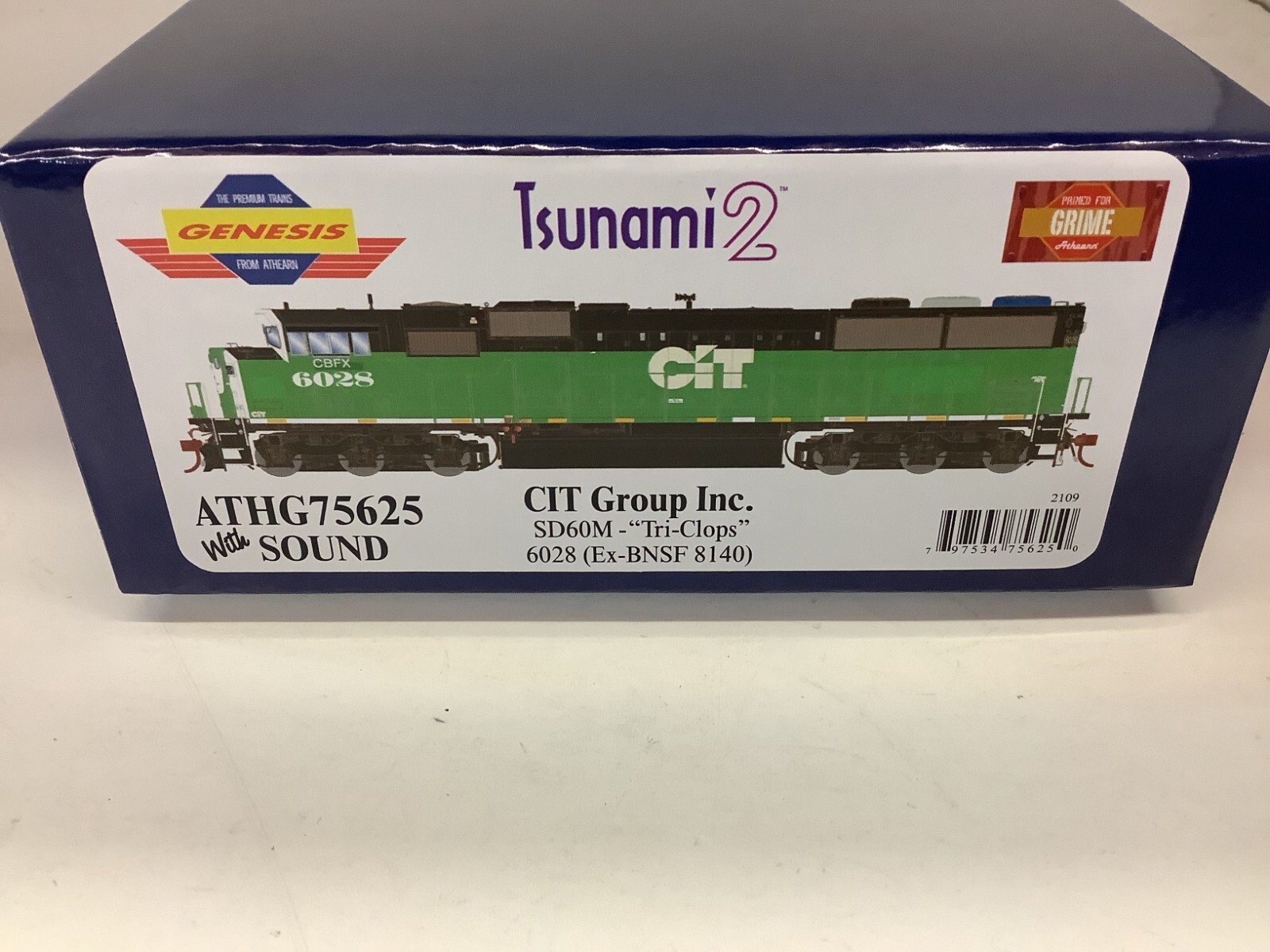 Athearn #G75625 HO scale “CITI ” SD60M Tri-Clops with DCC & Sound Rd. #6028