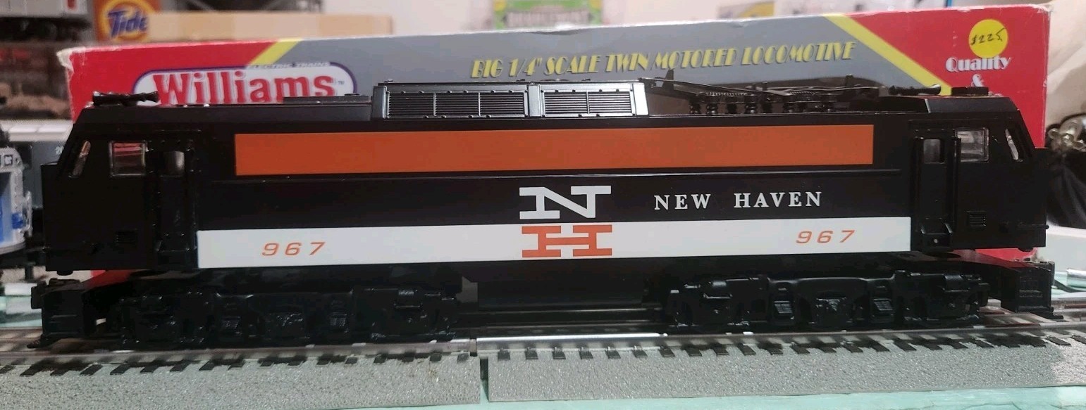 Williams E60-100 O Scale New Haven E60 Electric Locomotive w/Horn. Cab #967