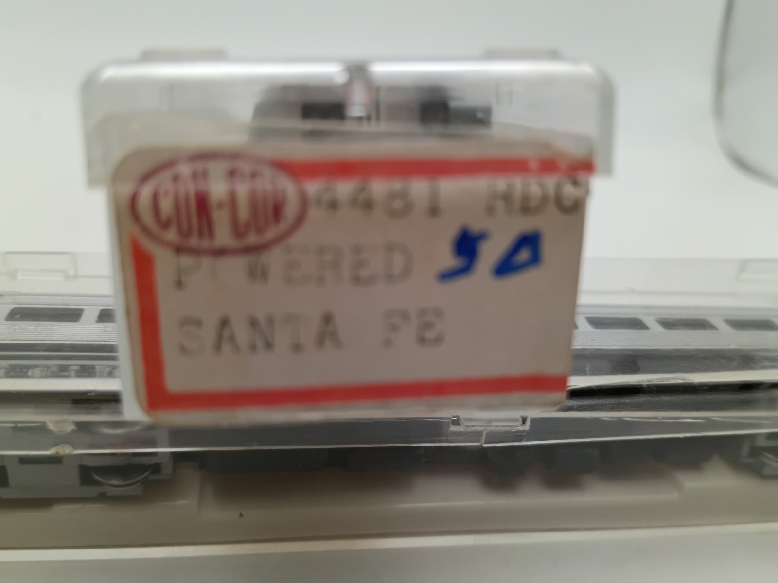 Con-Cor N Scale 4481 Santa Fe RDC-3 BUDD Passenger Runs Well In Box