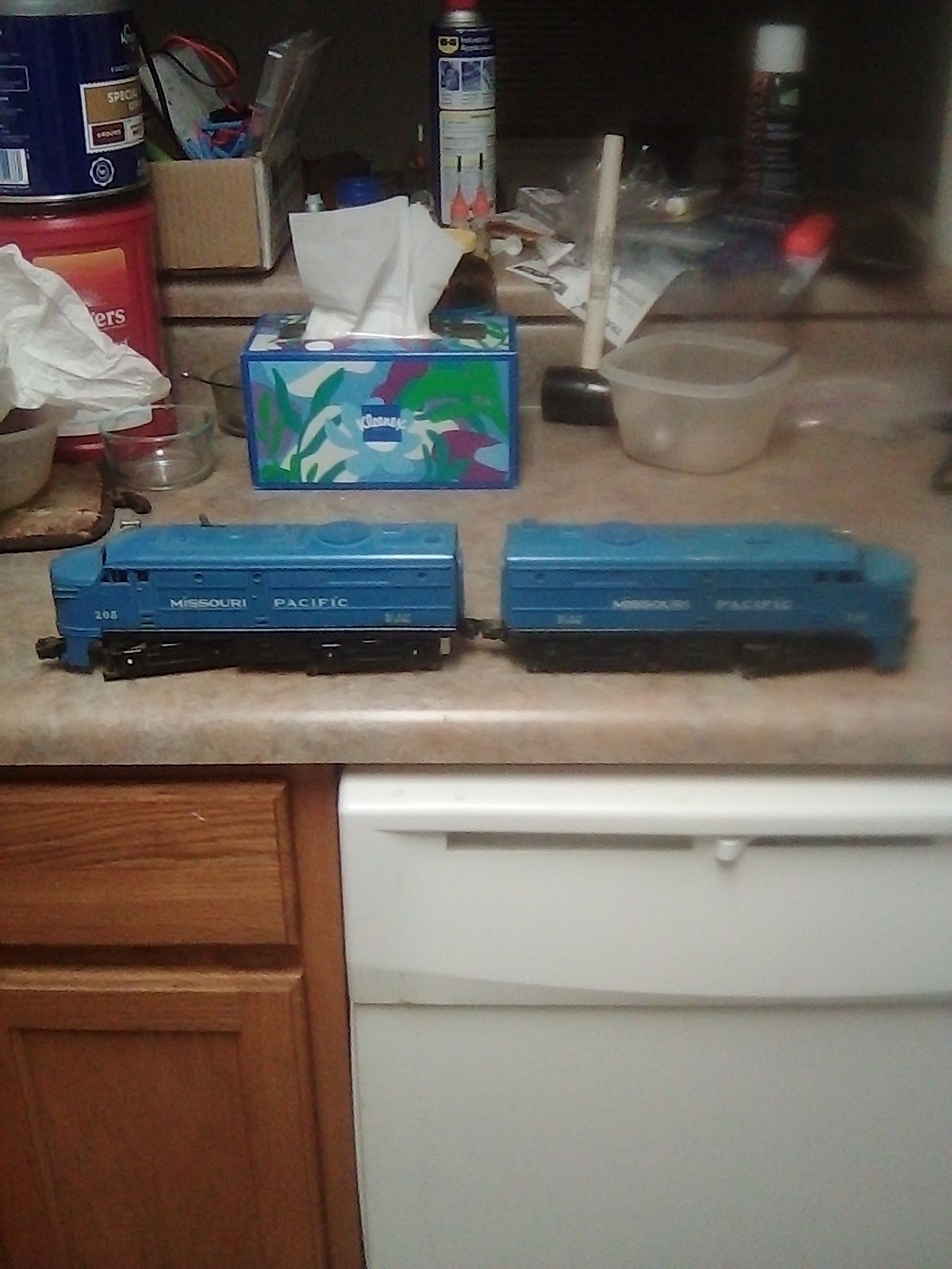 Lionel Trains Postwar O Gauge 205 Missouri Pacific AA Alcos Working
