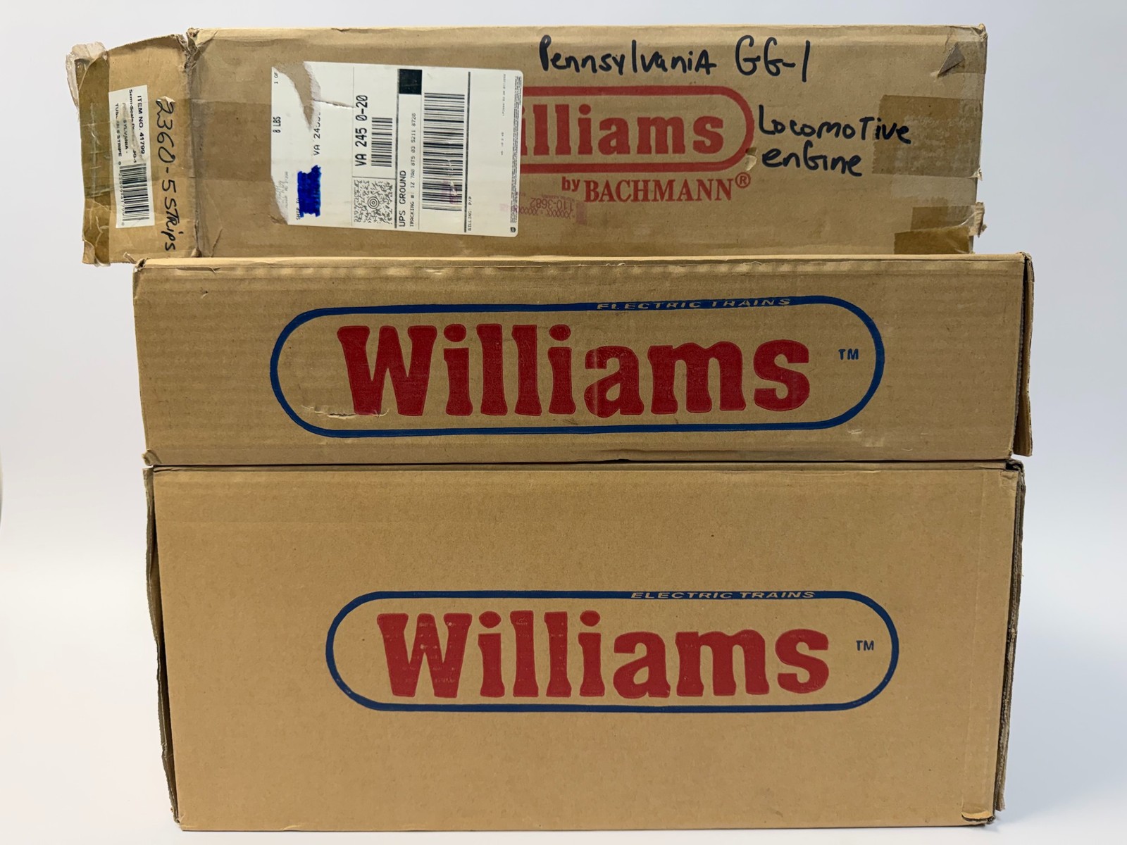 Williams Bachmann Pennsylvania Tuscan GG‑1 + Full 6‑Car Luxury Liner Set