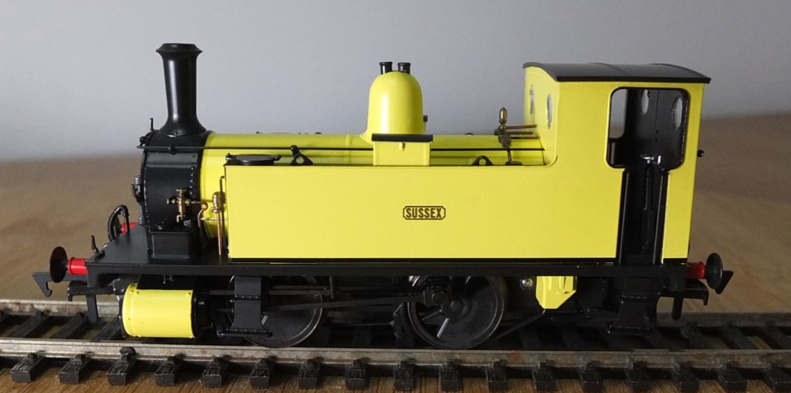 Dapol 4S-018-010 OO gauge LSWR B4 Class steam locomotive – yellow ’Sussex’