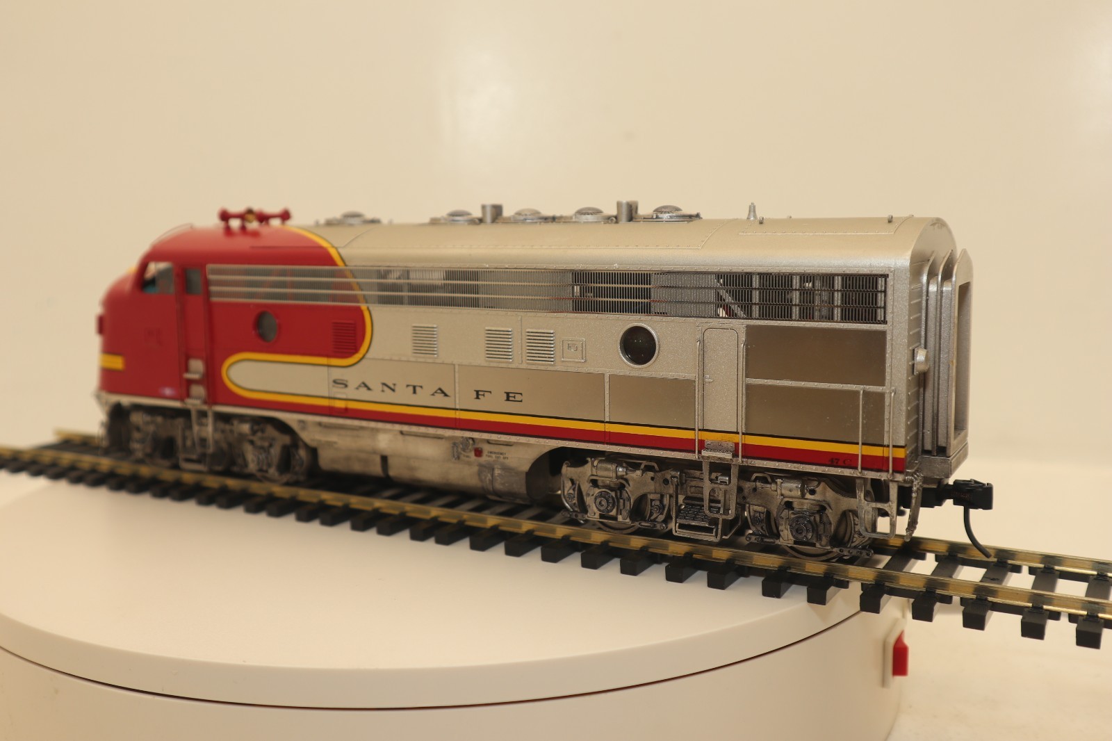 3rd Rail, 2-Rail O, #47, Santa Fe, F-7 POWERED A, QSI/DCC, Run #1, C-7 EX/OB