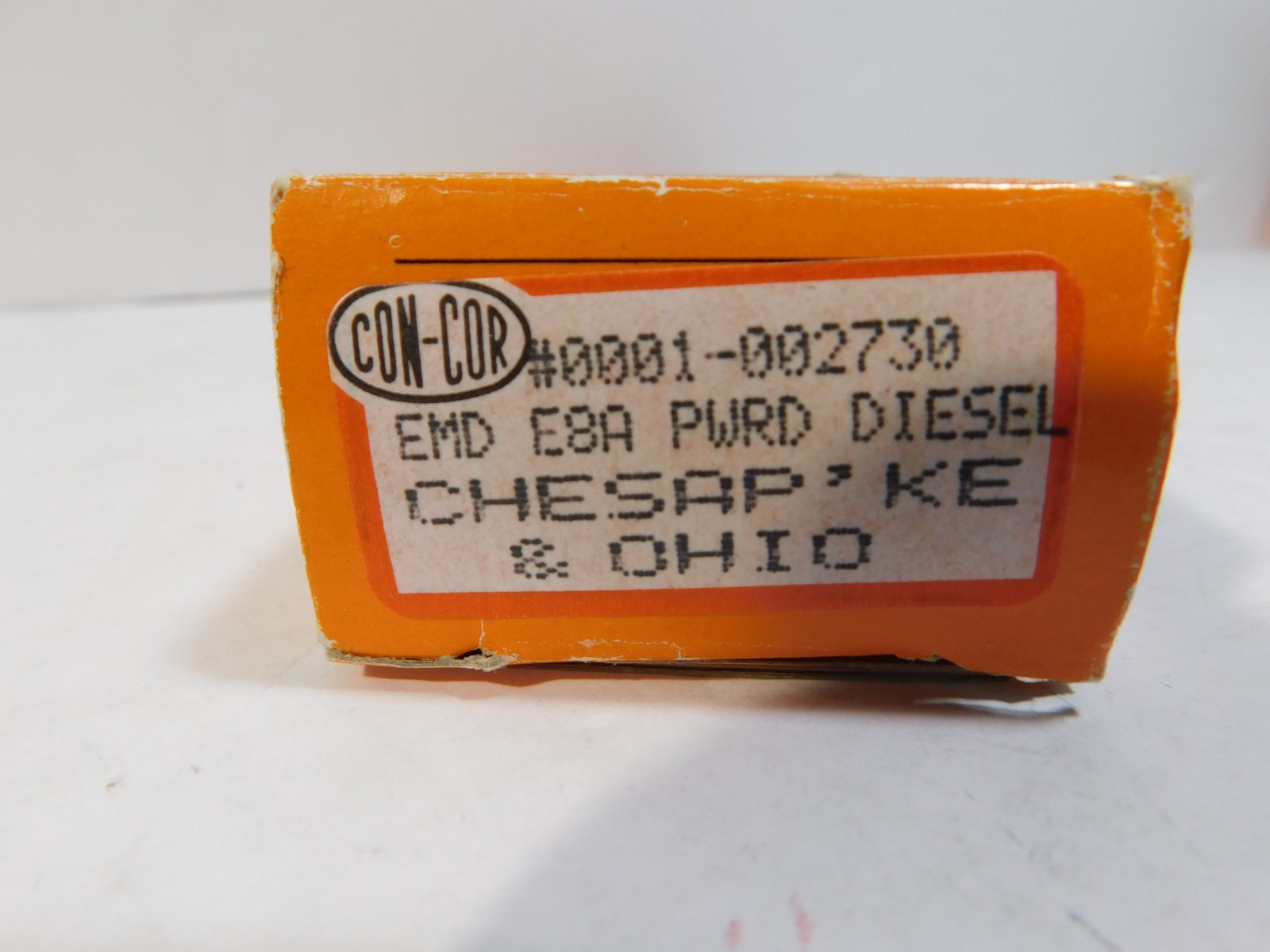Con-Cor Chesapeake and Ohio 4003 diesel Locomotive N Scale Blue & Yellow