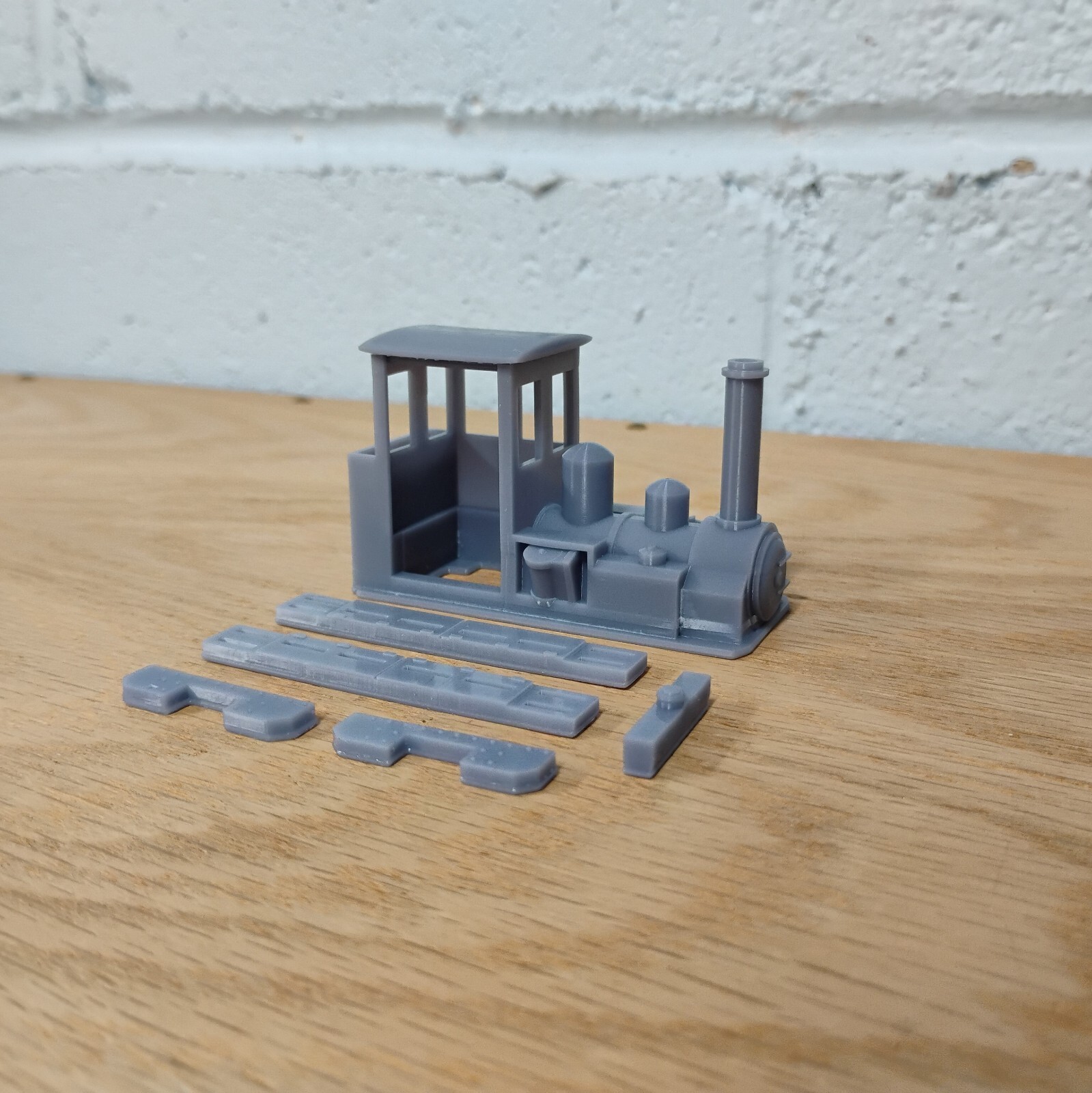 On18 HEISLER LOCO kit #1. For Kato 11-109 chassis. RESIN 3D print.