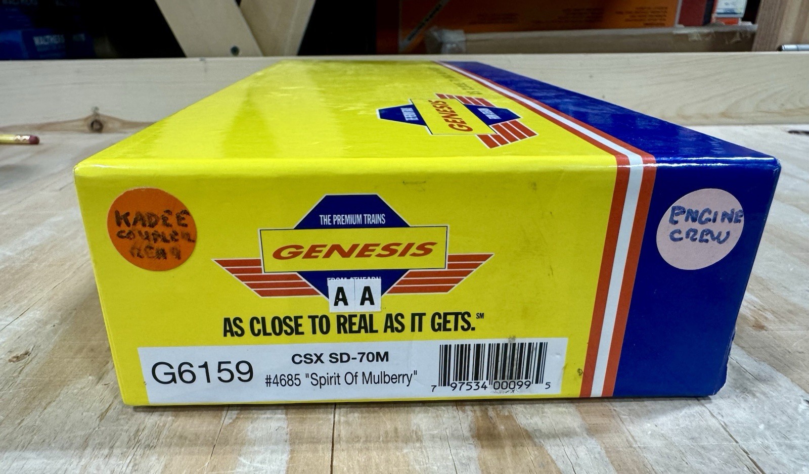 Athearn Genesis G6159 HO SD70M CSX Rd #4685 W/engine Crew Read