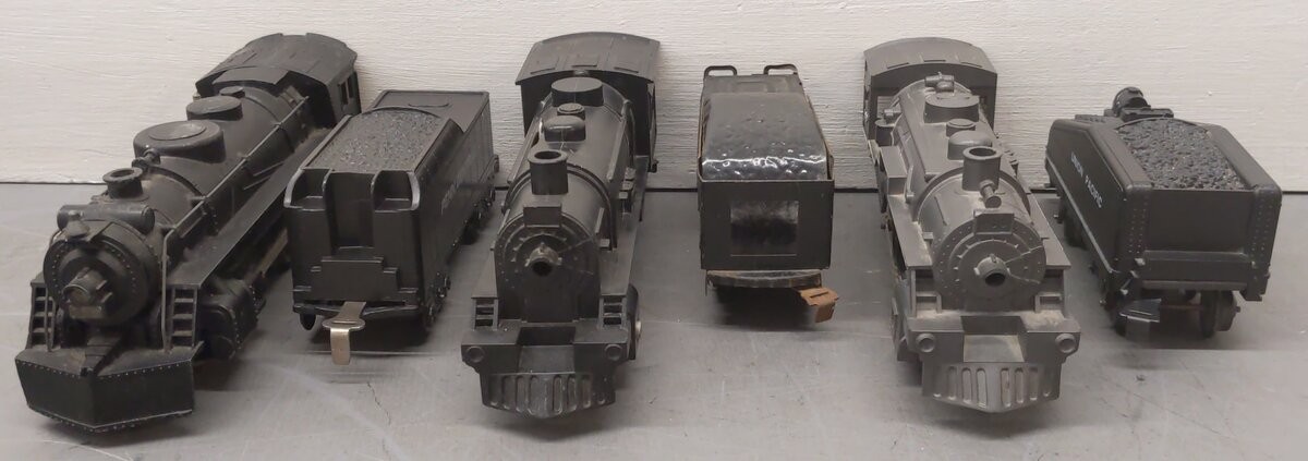 Marx Vintage O Gauge Steam Locomotives And Tenders #490,666 [6]