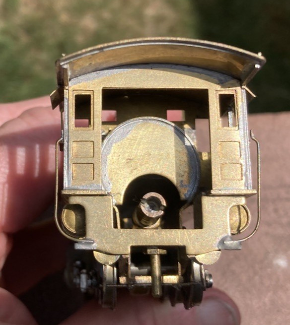 HO United Virginia & Truckee 4-6-0 No. 26 Steam Locomotive Brass Unpainted