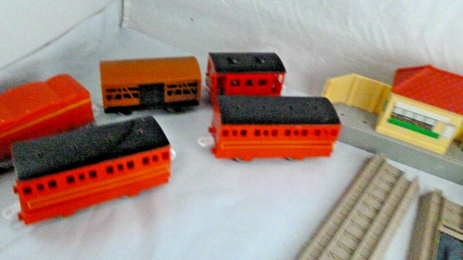 Lot of 8 Thomas The Train Motorized Engine Tank Tanker Gullane Track Cart Mattel