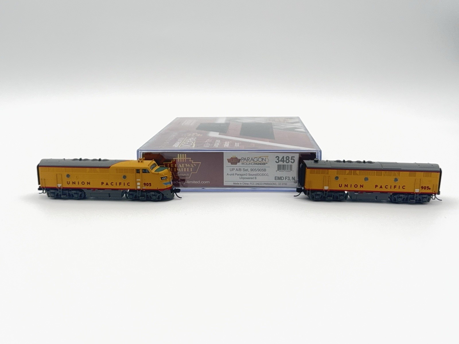 Broadway Limited – N – UP F3 A/B Diesel Set 905/905B DCC, Sound – Train 3485