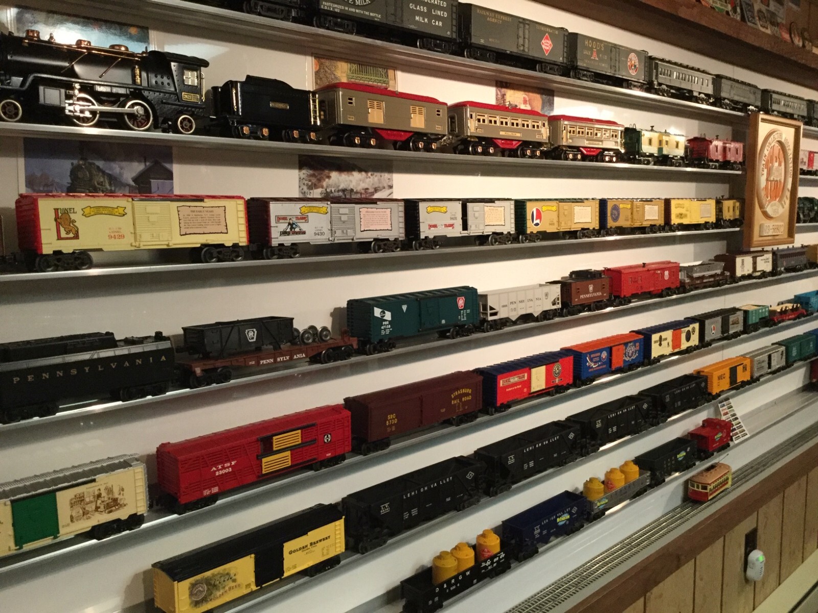 TRAIN SHELVES | TWO PACK | 48 Inch x 3 Inch | O Scale Model Railroad Hobbies