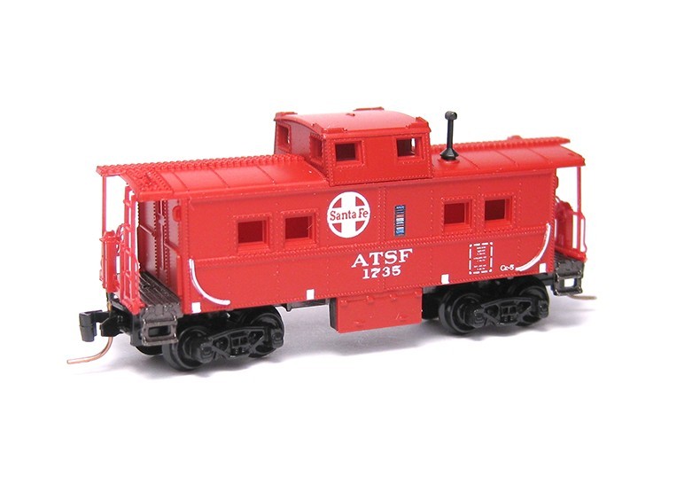 Z SCALE AT&SF Santa Fe Center Cupola Caboose Micro-Trains MTL#535 00 430