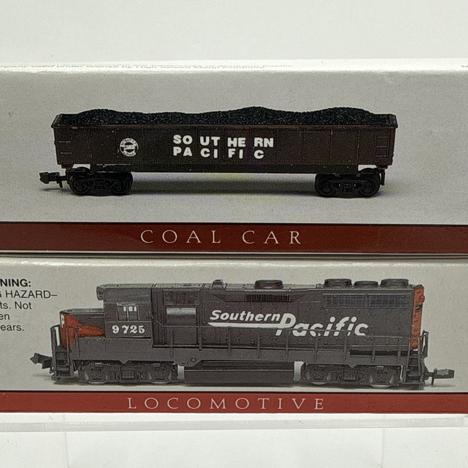 Southern Pacific Locomotive 9725 Train No. 418 High Speed + Coal Car #422 – NIB