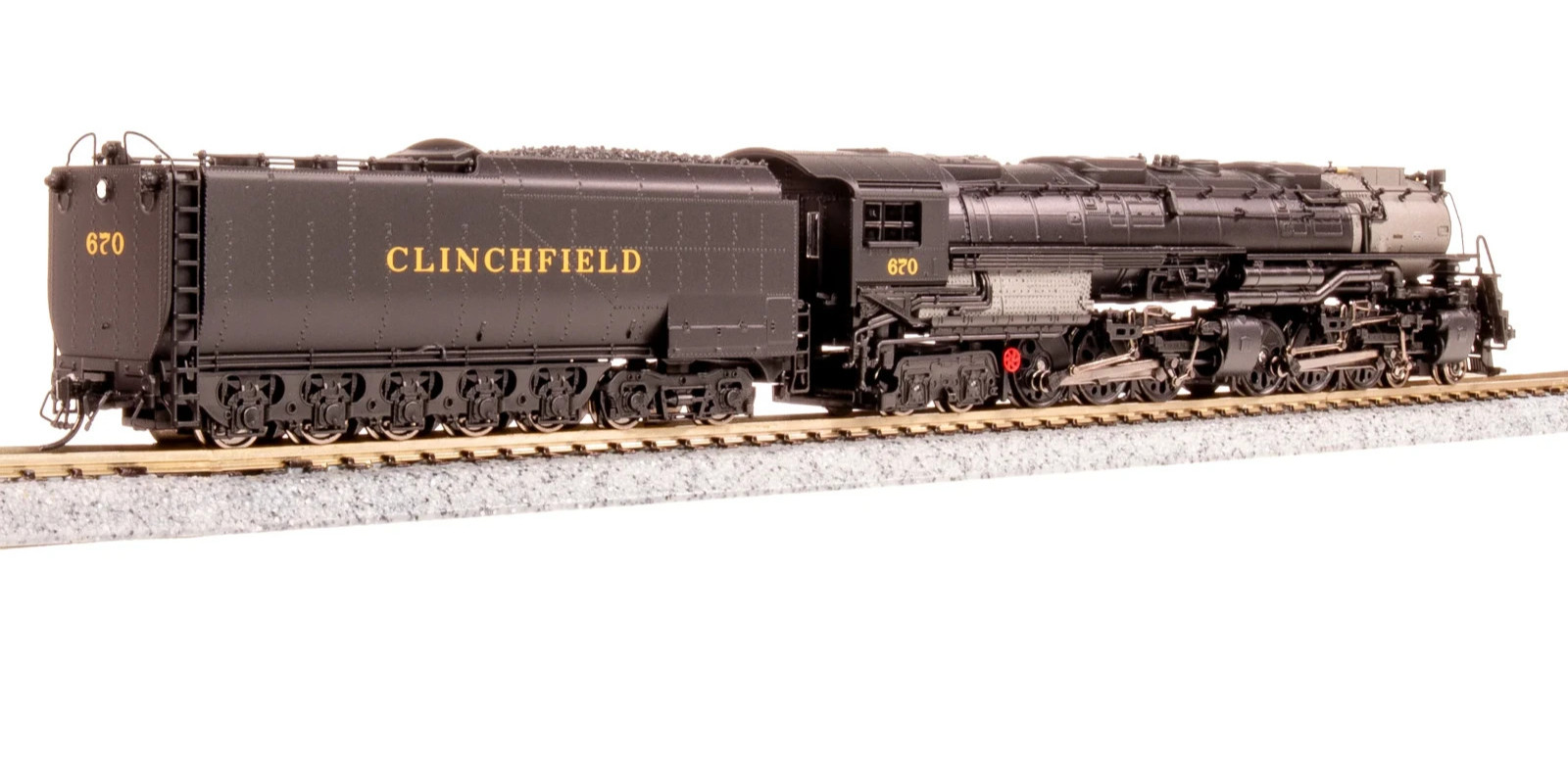 Broadway Limited N 8659 Clinchfield Challenger 4-6-6-4 Steam Locomotive Stealth