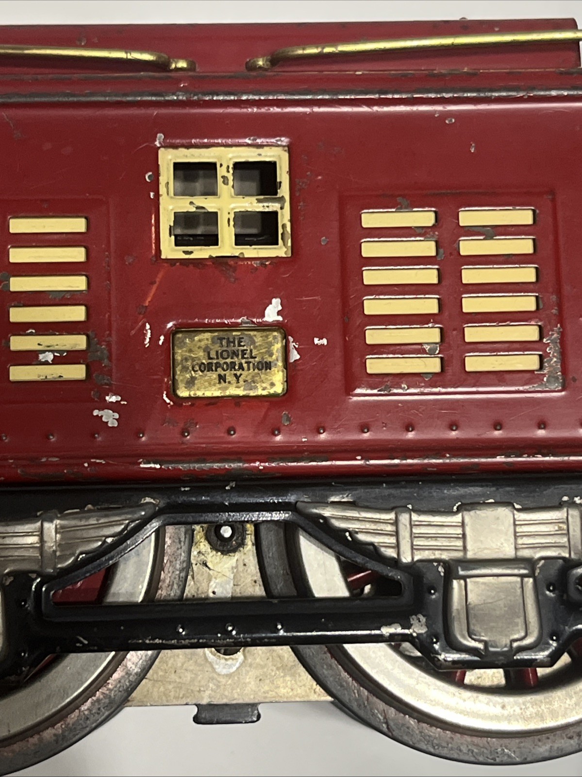 🔥 Antique Lionel Super Motor No. 8 Red Electric Engine Standard track