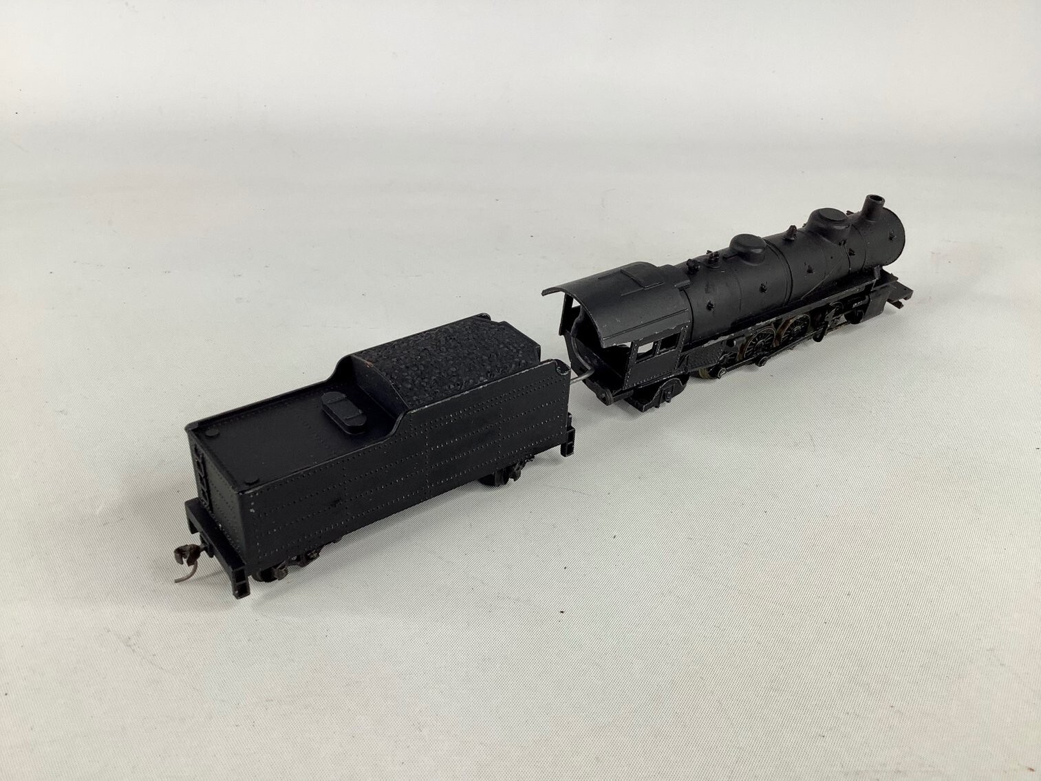 Vintage John A. English Model Train MIKADO 2-8-2 -Unlettered Locomotive & Tender