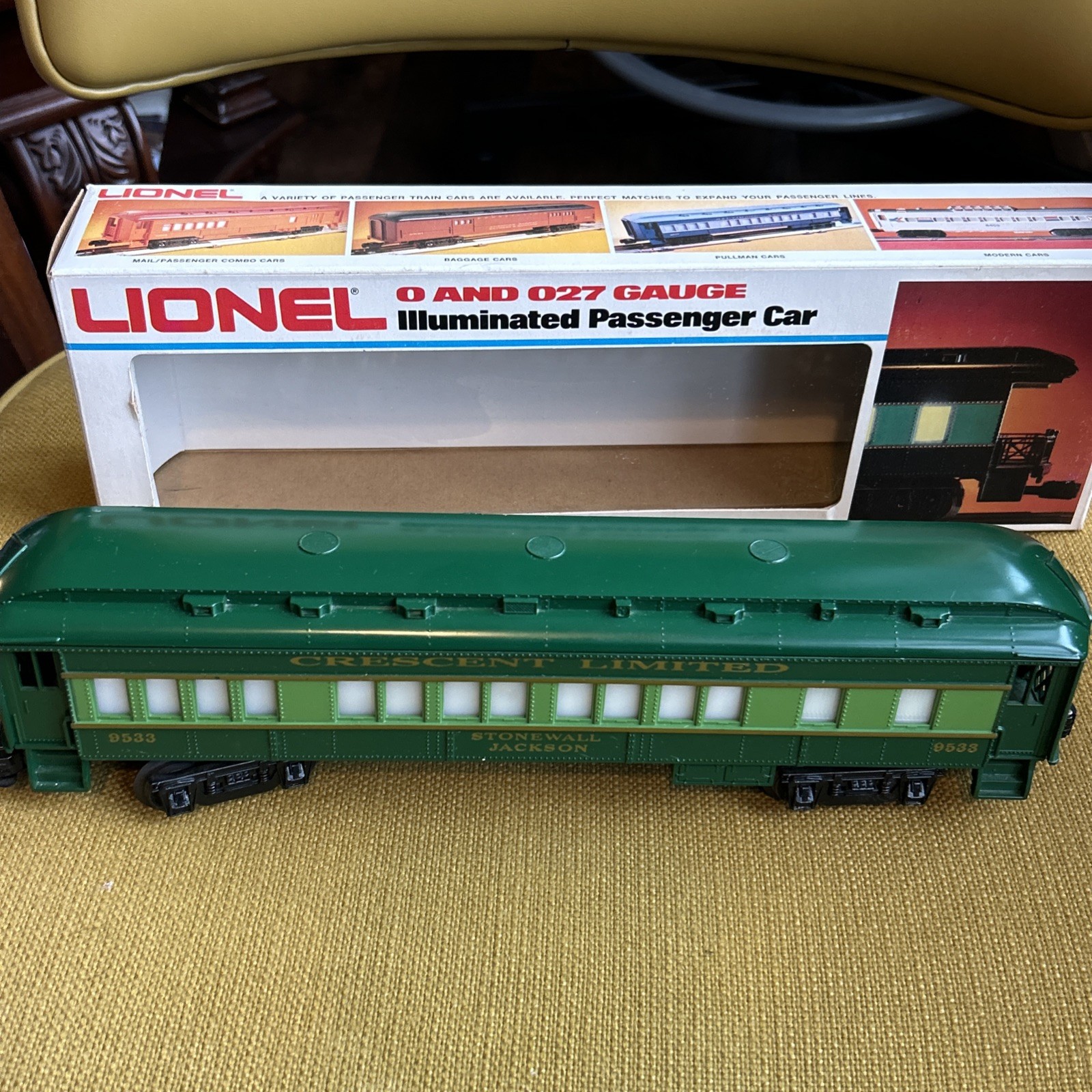 Lionel 6-9532 Southern Passenger Coach Car Beauregard O-Gauge Crescent- NEW