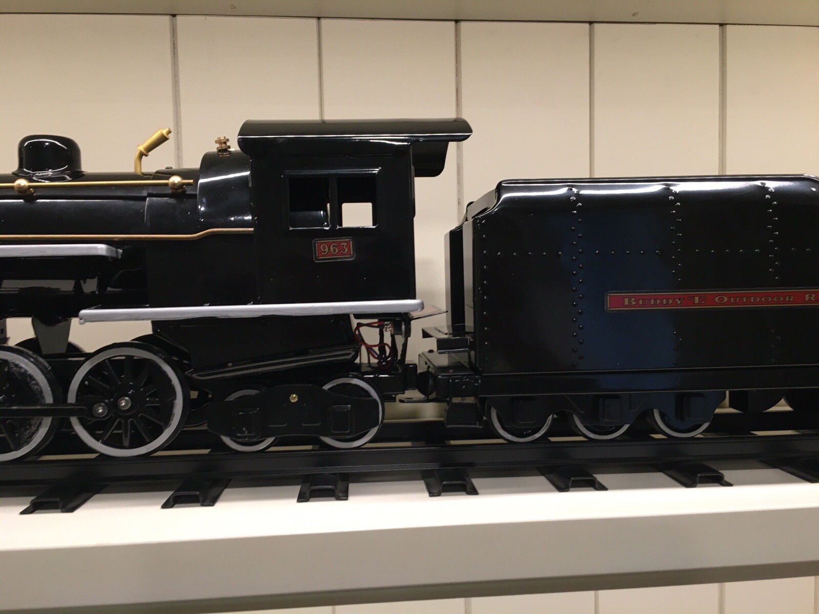 Reproduction Buddy-L Hudson Engine & Tender (6 wheels). ( 3 Separate Boxes).