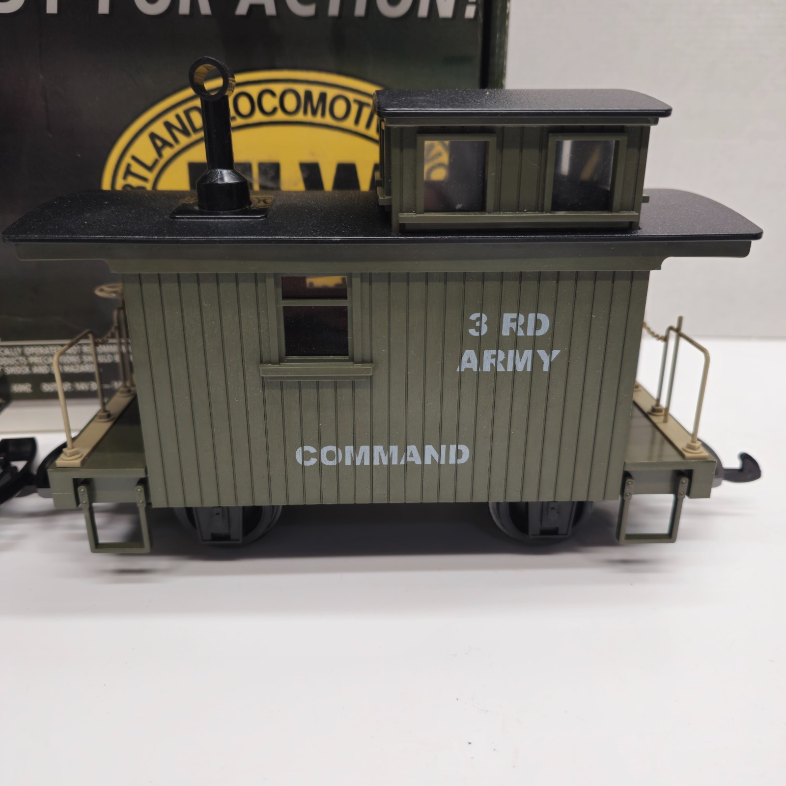 Hartland Locomotive Works 3rd Brigade Army Train Set Mack Licensed No Cord
