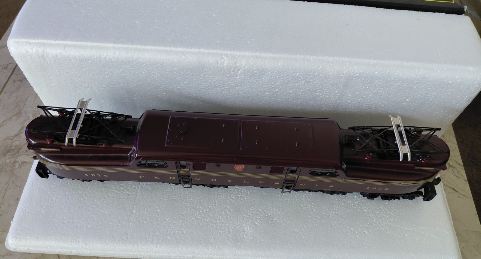 Weaver 3 Rail PRR Pennsylvania Tuscan Red O Scale Brass GG-1 Electric Locomotive