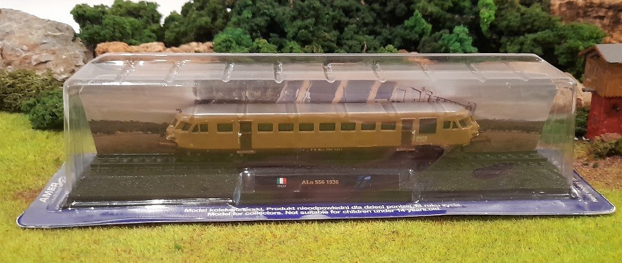 * N Scale * Amercom * FS 1936 ALn 556 Diesel Railcar Littorina * Italy *