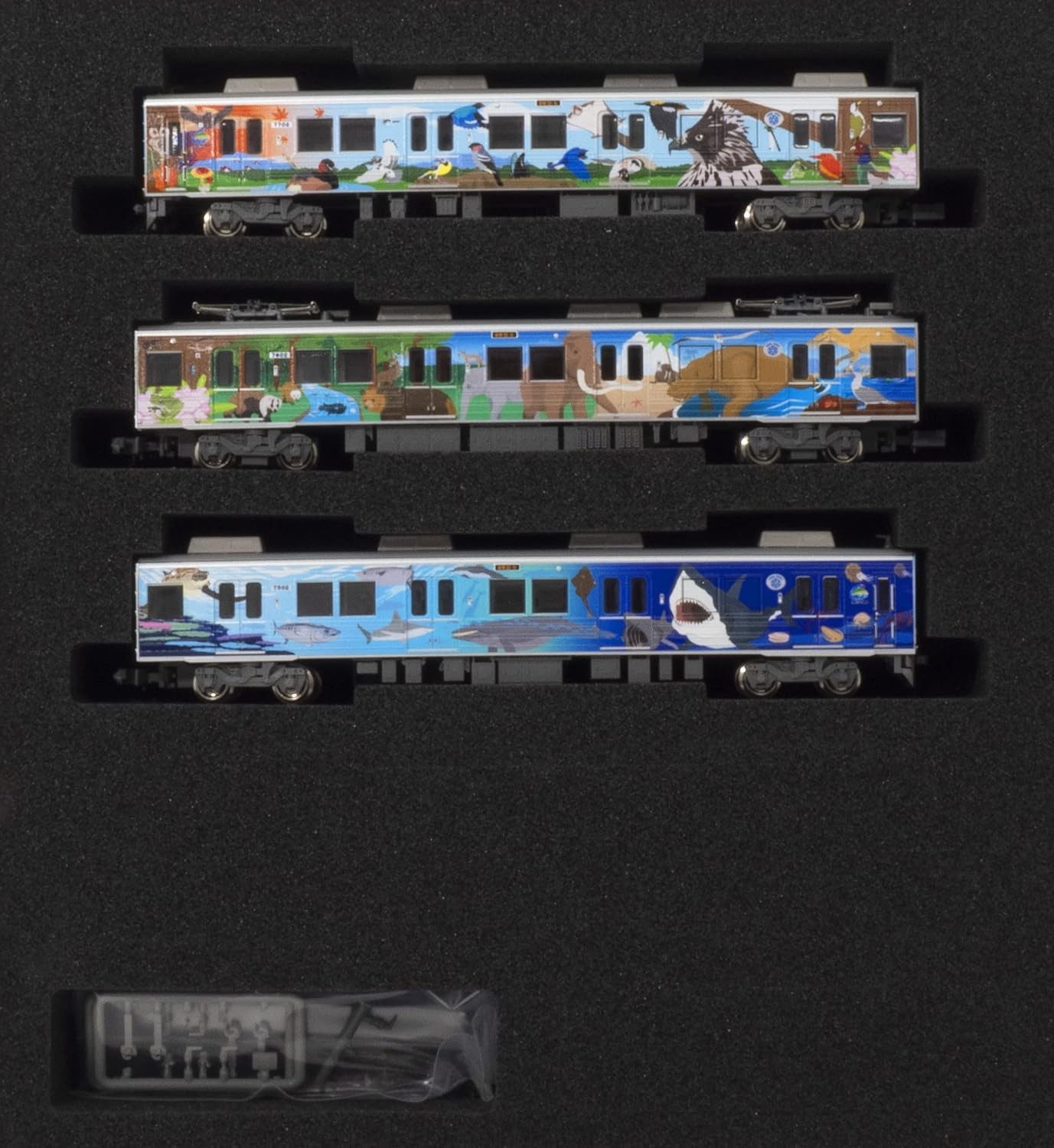 Greenmax N gauge Chichibu Railway7500 Chichibu Geopark Model Train w/Power 50697