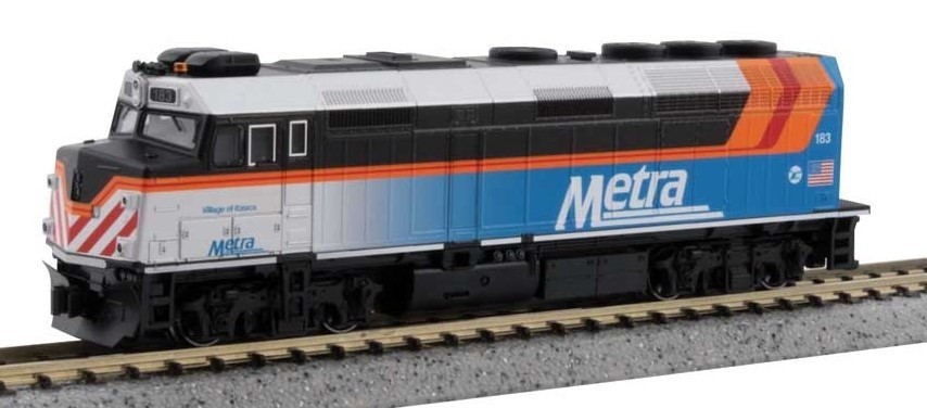 NIB 176-9108 EMD F40PH Commuter Version Locomotive DCC Ready NO Sound N scale