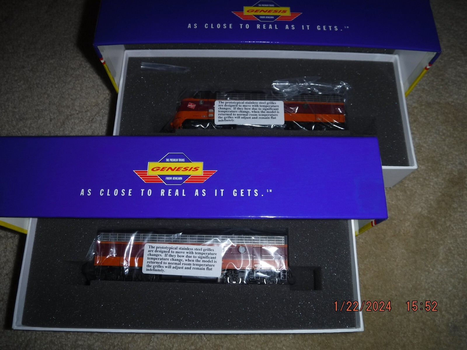 GENESIS HO MILWAUKEE ROAD LOCOMOTIVE SET F9A& F9B 85C & 85D G32000&01 BRAND NEW!