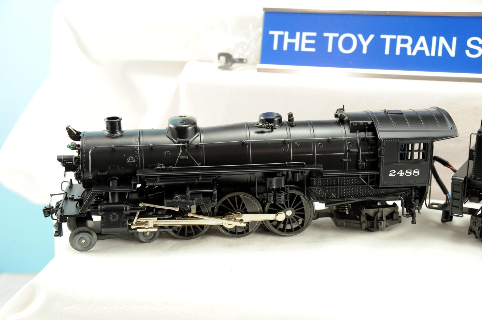 K-LINE 2488IC SOUTHERN PACIFIC SEMI-SCALE DIE-CAST STEAM LOCO-TESTED-LN IN BOX.