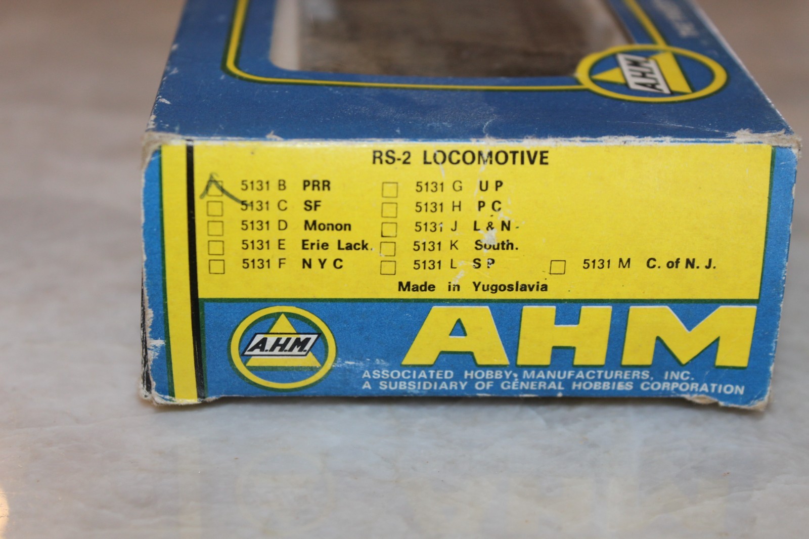 AHM 5131 HO PRR Alco RS-2 Diesel #6500 Pennsylvania WITH BOX 1974 Vintage