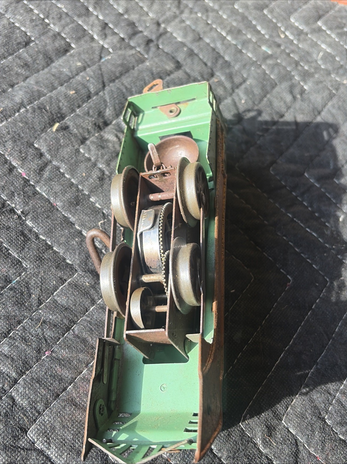 Vintage Hafner 1010 Windup Wind Up Train Locomotive With KEY – WORKS!