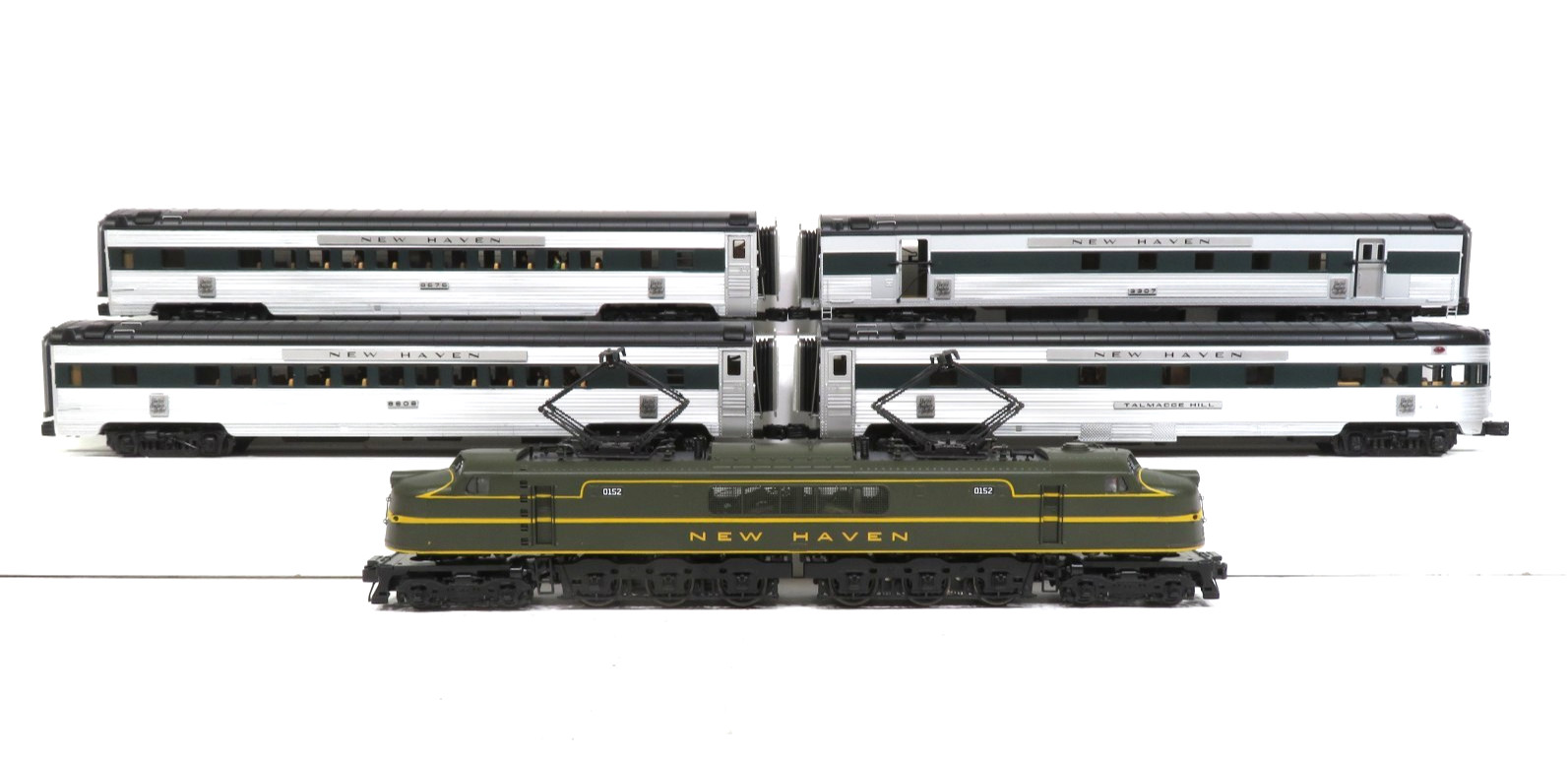 MTH 20-5694-1 New Haven EF-3b Electric w/ Silver & Black Pass Set PS3 NIB