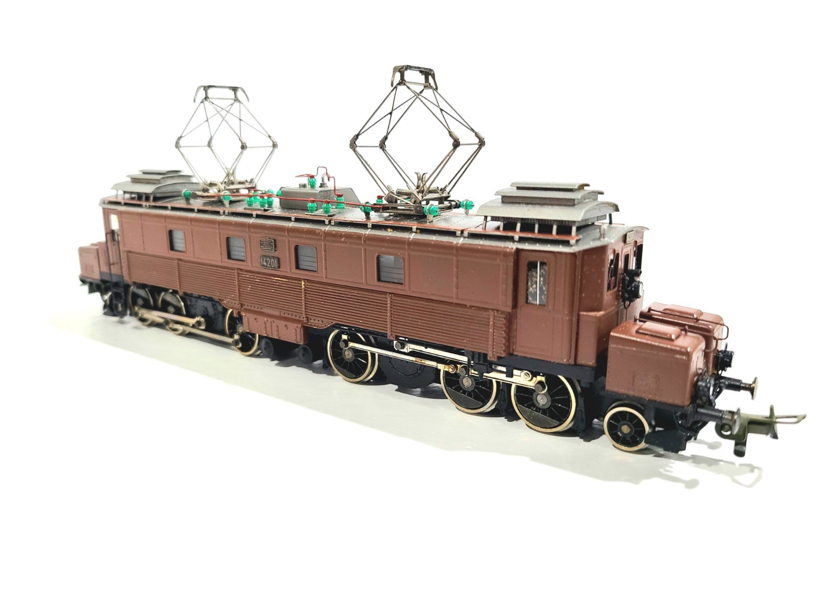 Metropolitan SBB-CFF Ce 6/8 Schlotterbut Brown #14201 HO Brass Model #742