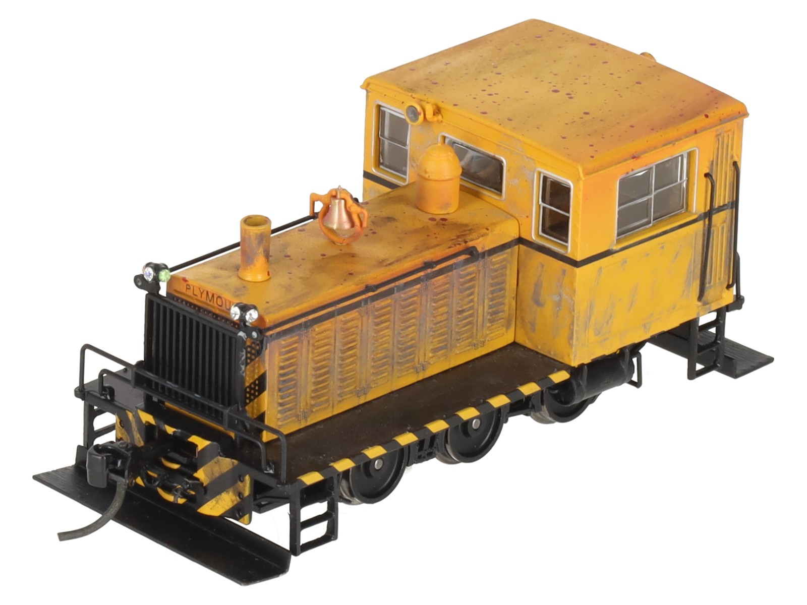 Broadway Limited 6552 HO Scale Unlettered Weathered Plymouth Switcher w/ DCC LN