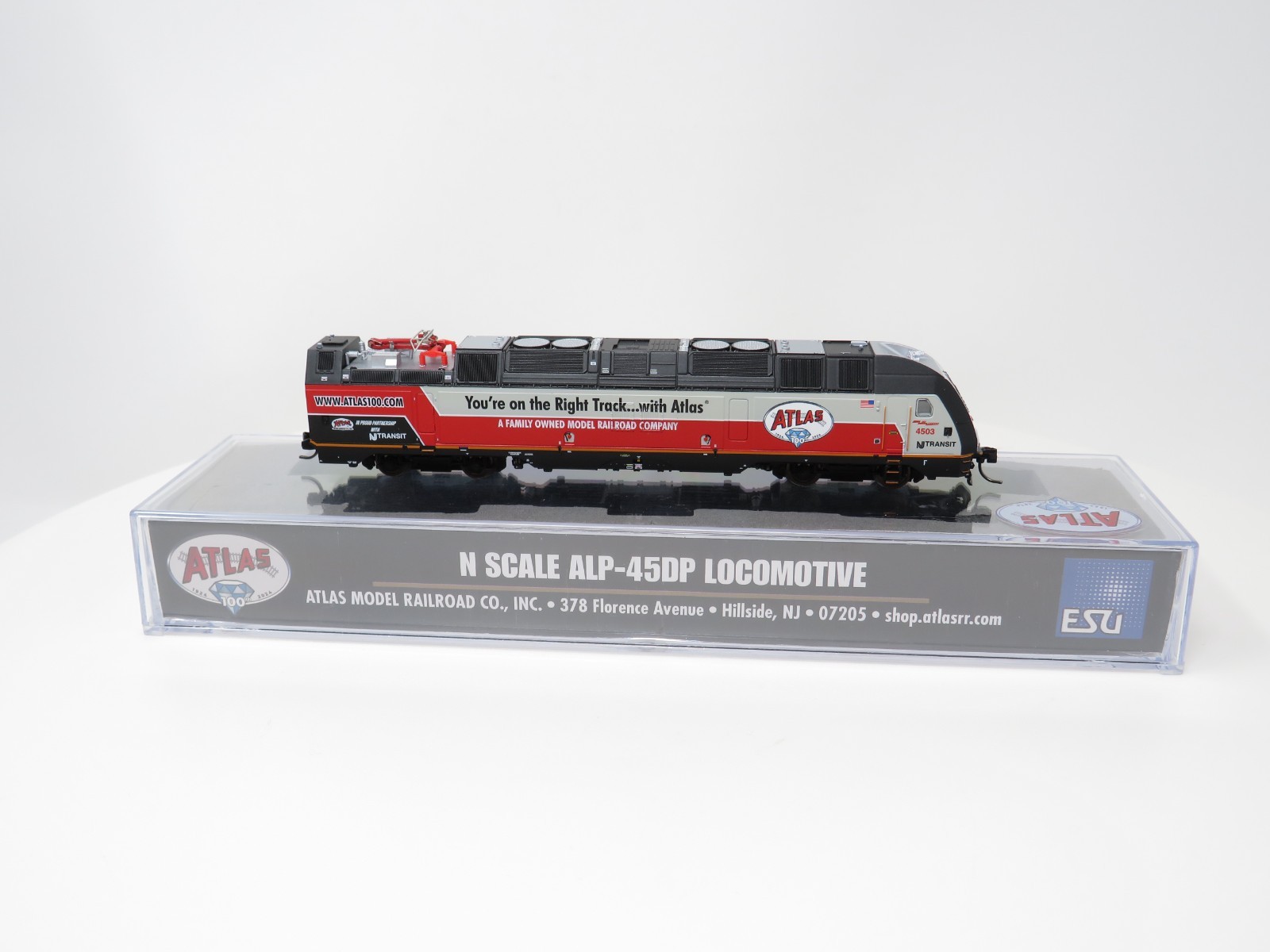 Atlas N 40005741 DCC Sound Atlas 100th Anniversary ALP-45DP Diesel ESU LokSound