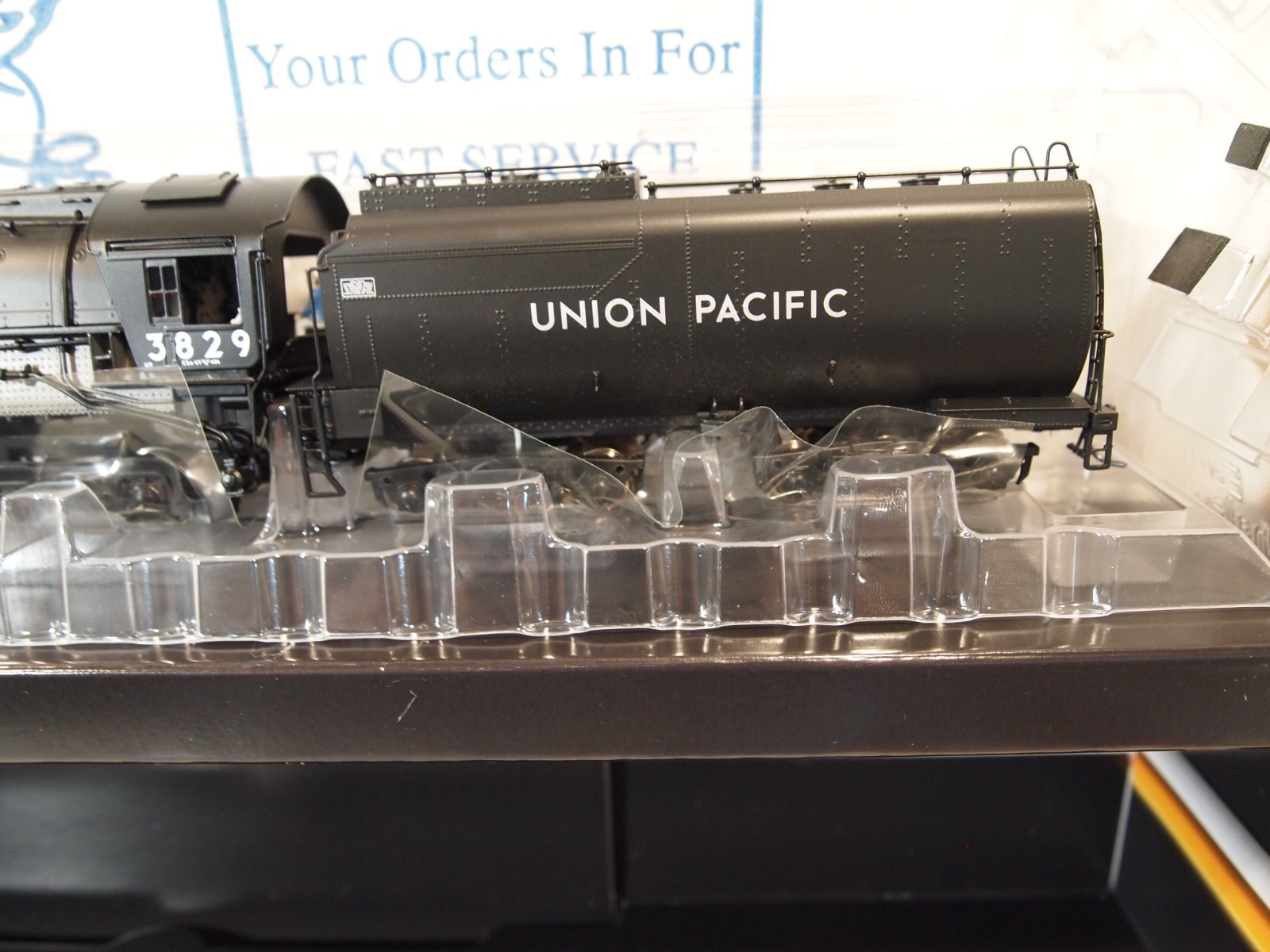 BROADWAY LIMITED 4802 UNION PACIFIC “CHALLENGER” 4-6-6-4 No.3829 AS DELIVERED