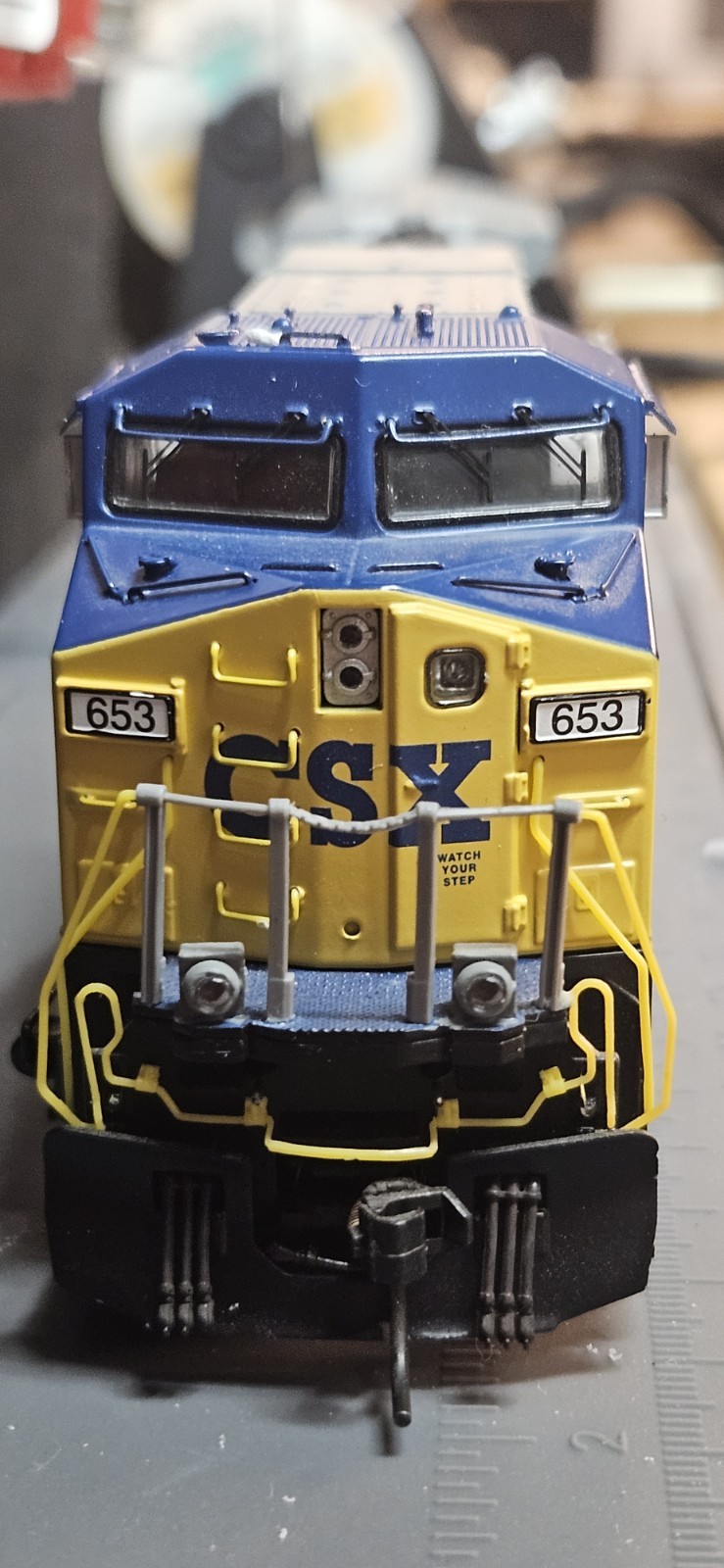 Broadway Limited 2605 HO CSX GE AC6000CW Paragon2 #653 Locomotive