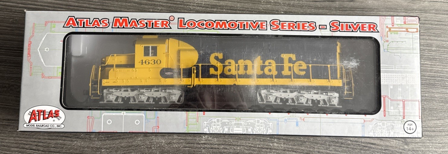 Atlas Master Silver HO #10003741 SD26 Locomotive Santa Fe #4630 DCC Ready & NIB!