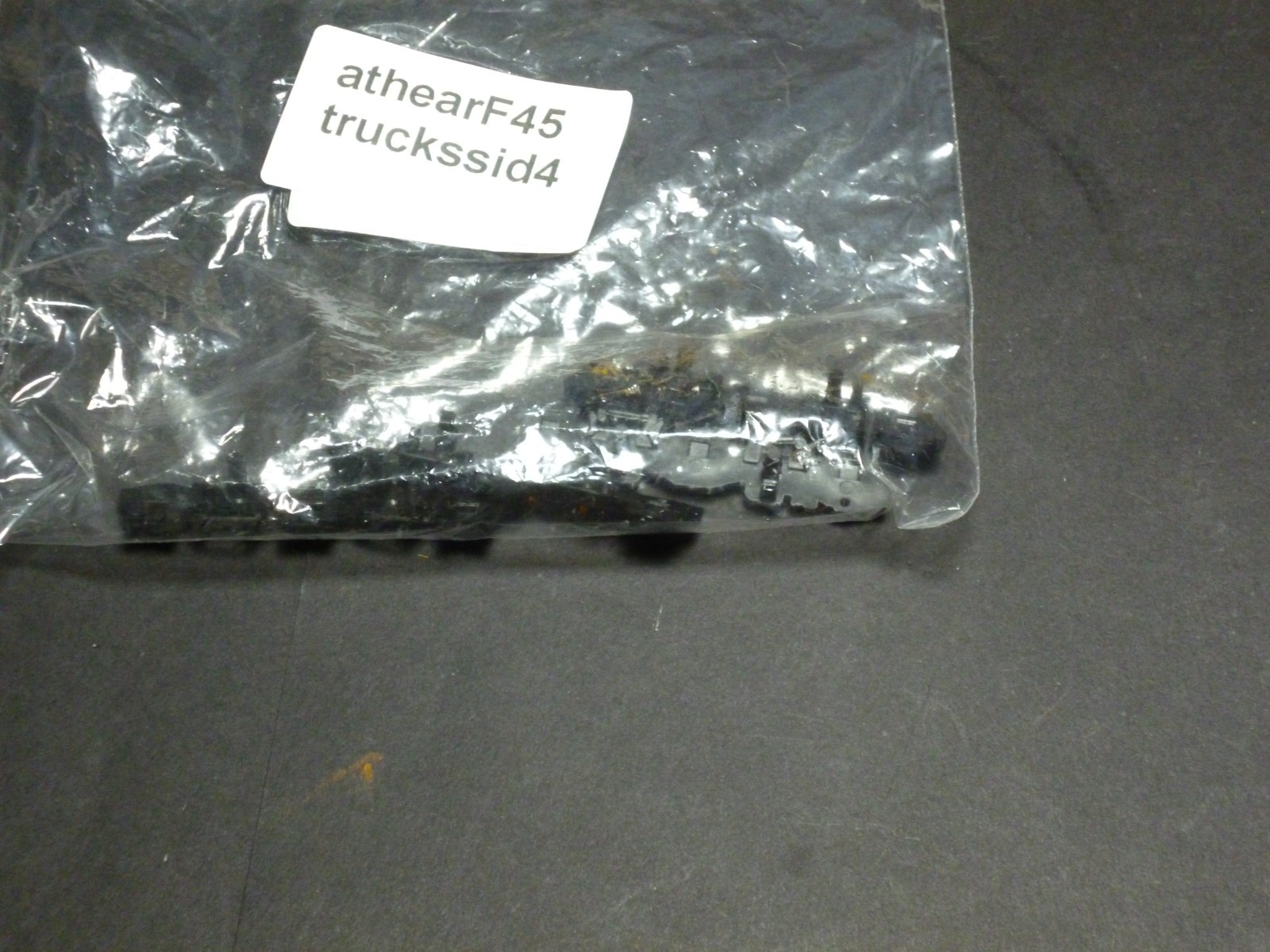 Ho Athearn Diesel locomotive F45 FP45 6 wheel trucks side frames black