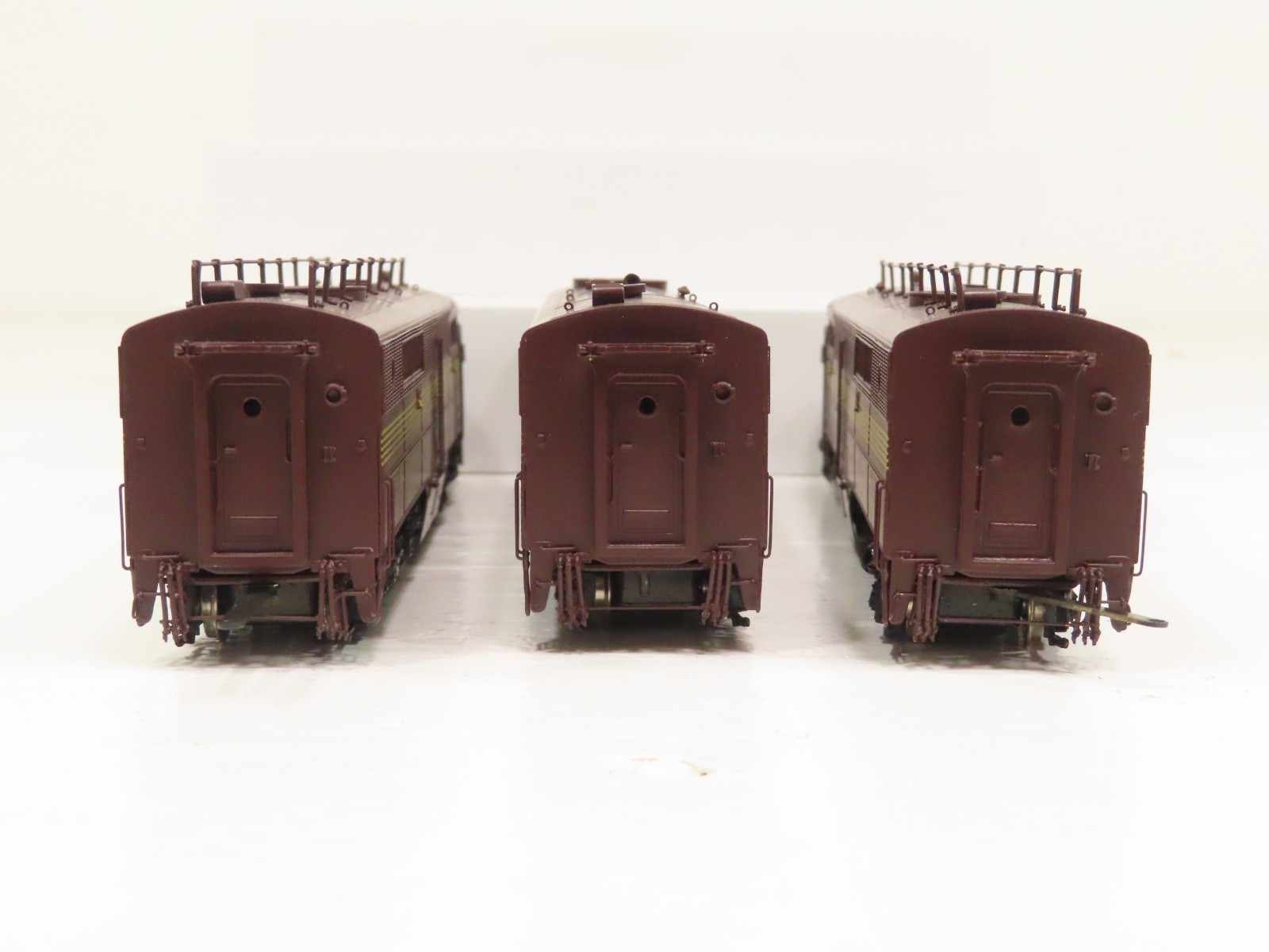 Key Imports HO Brass PRR Alco PA-1/2 3-Unit Set Tuscan Red #83 RARE NIB 12811