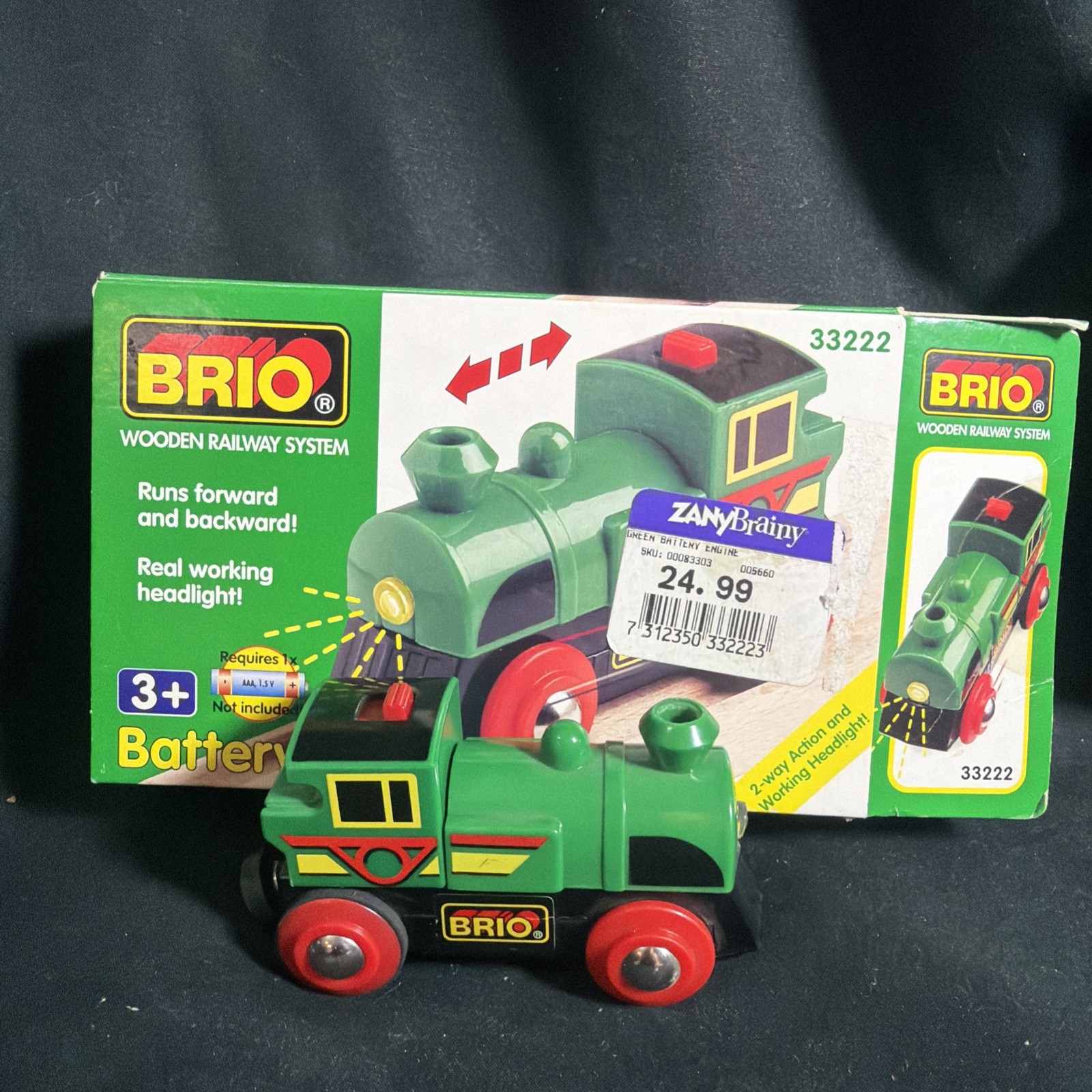 BRIO Green Action Train Engine Locomotive 33222