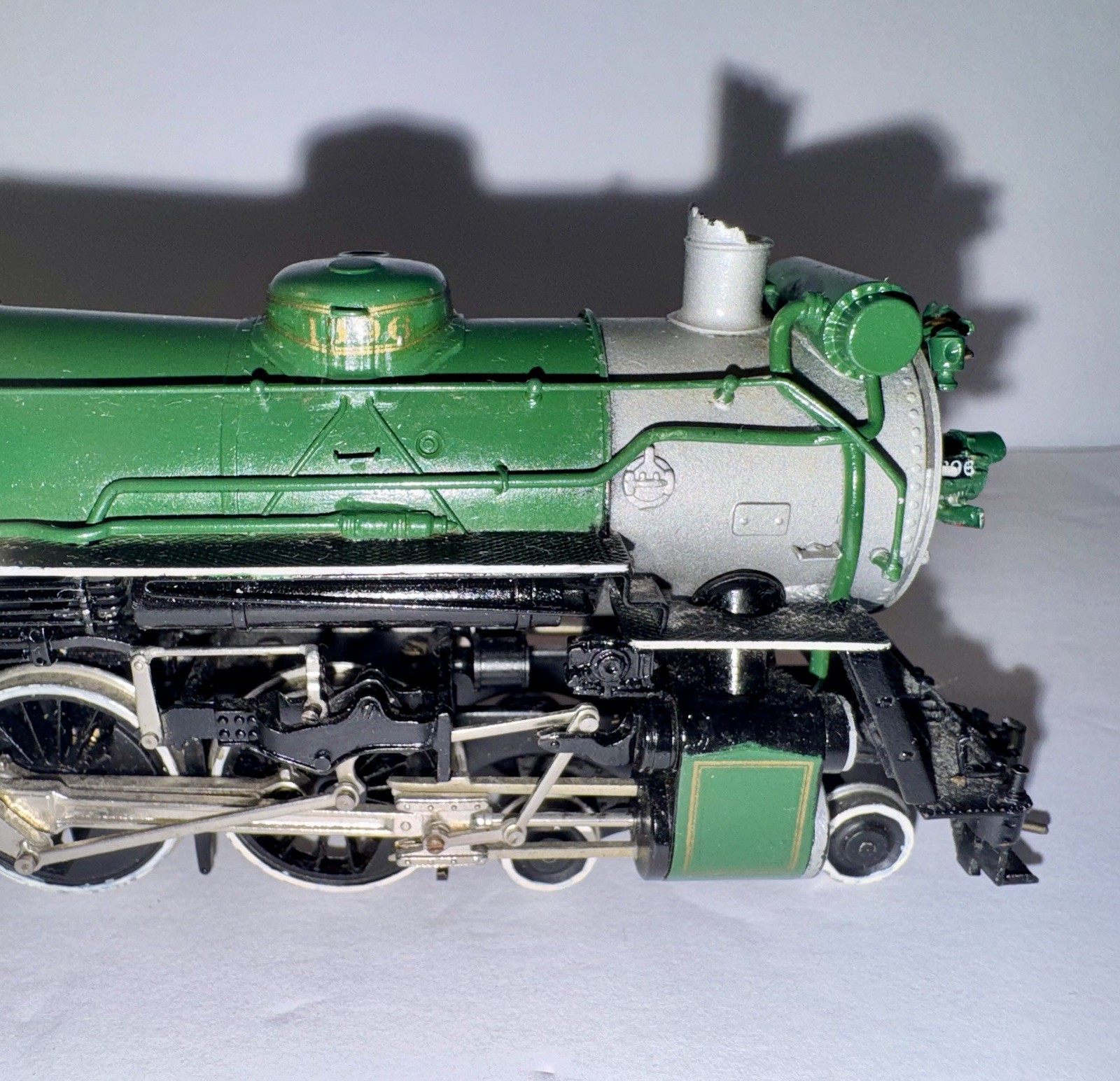HO UNITED SOUTHERN 4-6-2 BRASS LOCO No. 1396 PACIFIC FAST MAIL PAINTED VINTAGE