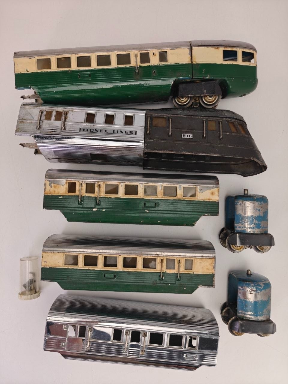 Prewar Lionel 616 Flying Yankee 617 618 O Gauge Tested Light Horn READ