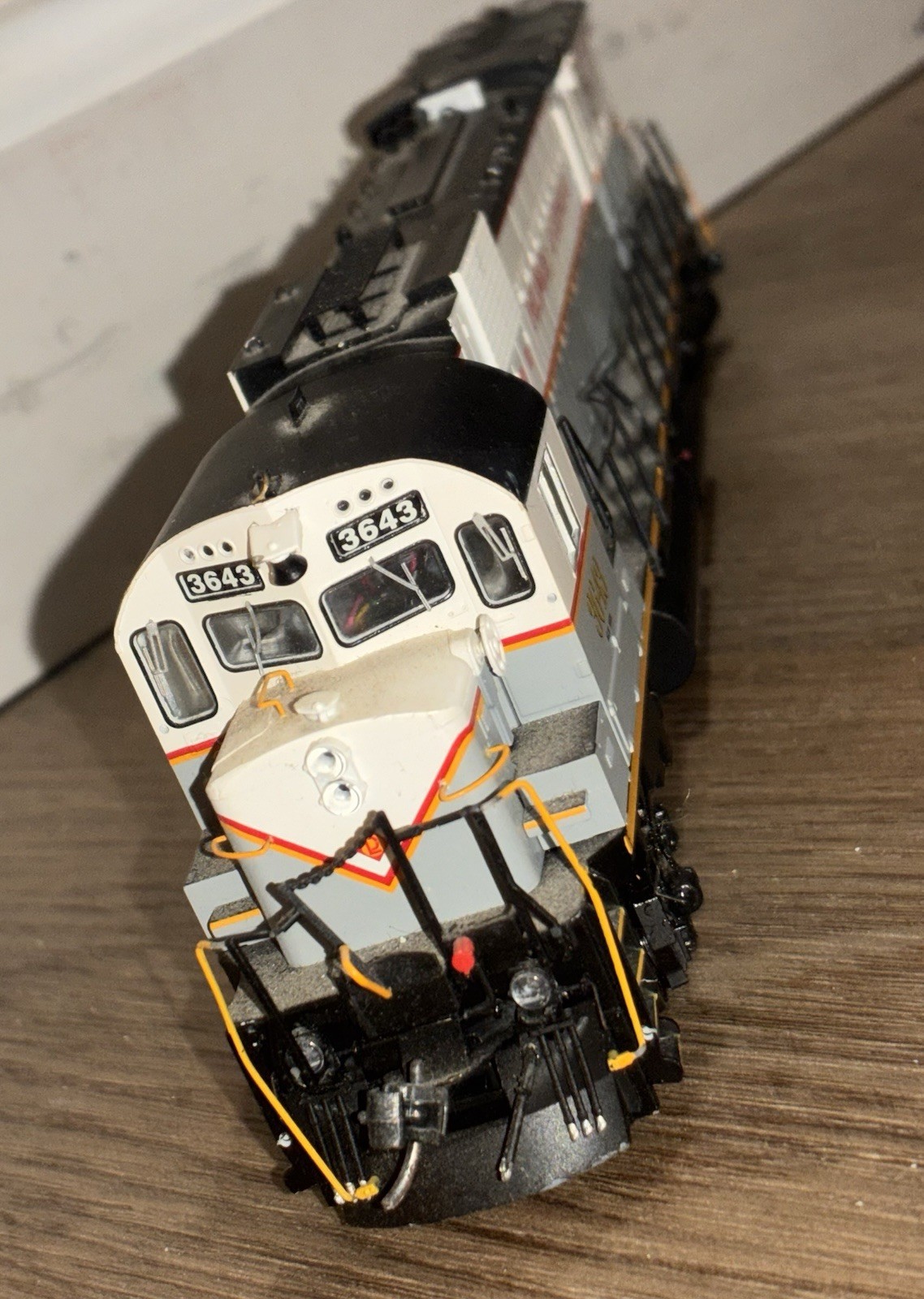 Delaware-Lackawanna #3643 MLW M636 HO Diesel Locomotive DCC Ready & Sound eq
