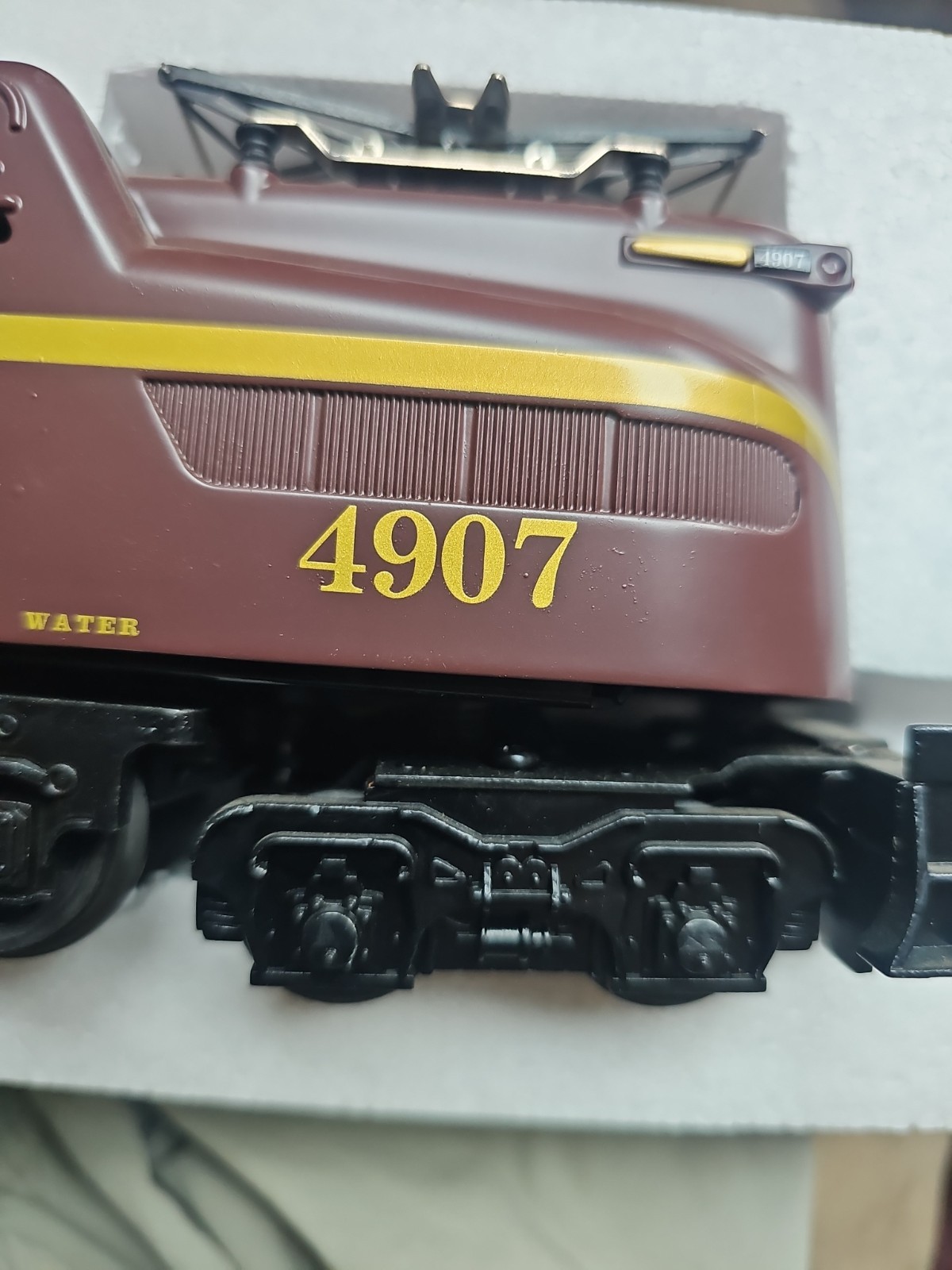 K-LINE K2780-4907 PRR GG1 TUSCAN SINGLE STRIPE LIONEL RAILSOUNDS -Open Box